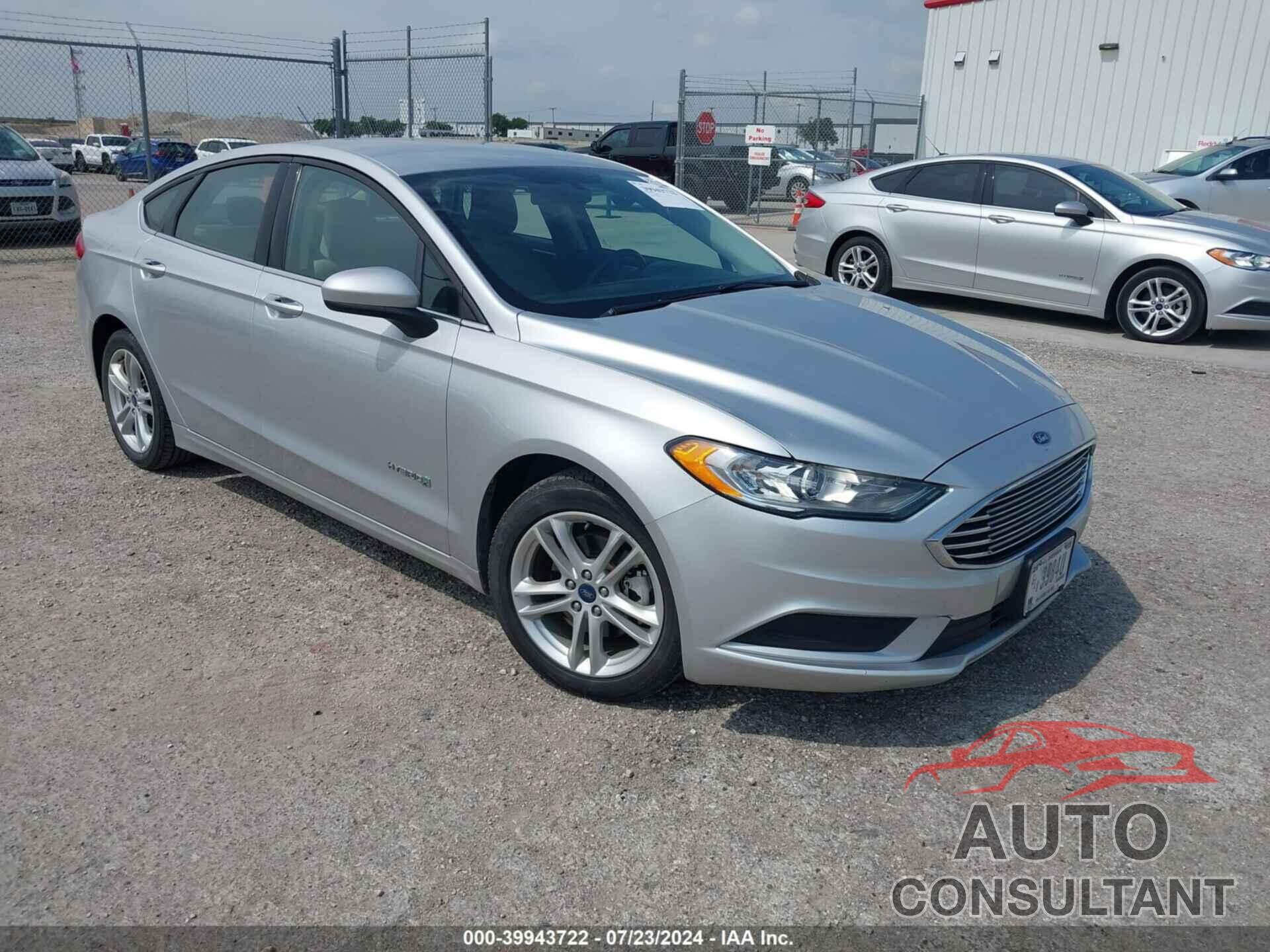 FORD FUSION HYBRID 2018 - 3FA6P0UU5JR100606