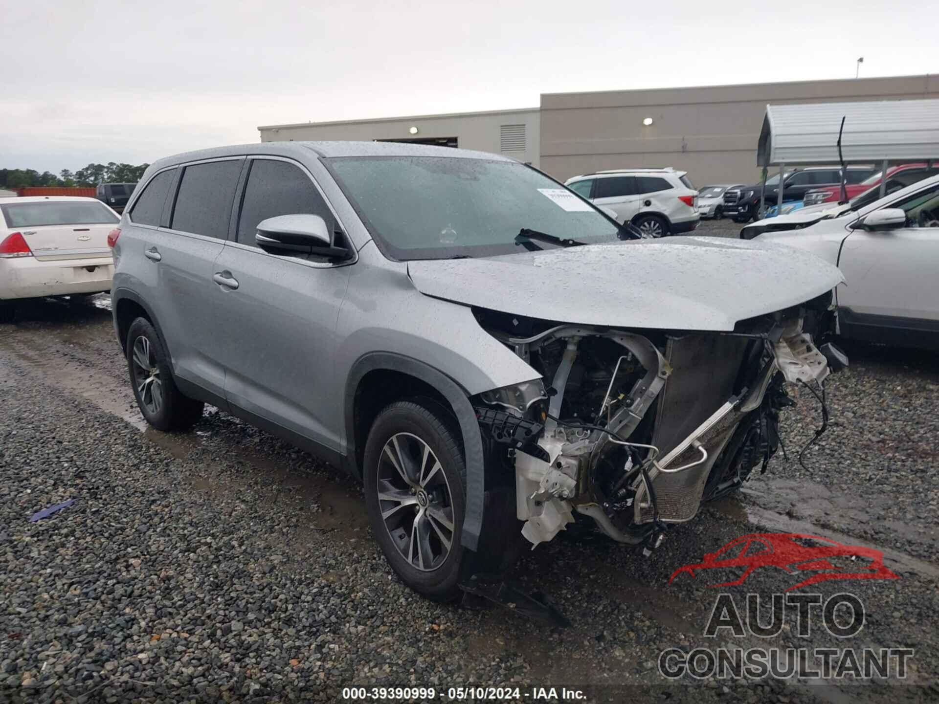 TOYOTA HIGHLANDER 2019 - 5TDZARFH1KS052694