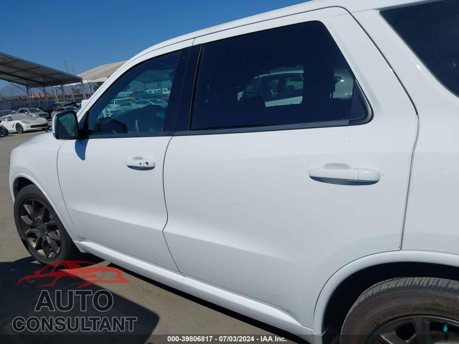 DODGE DURANGO 2017 - 1C4SDHCT2HC680687