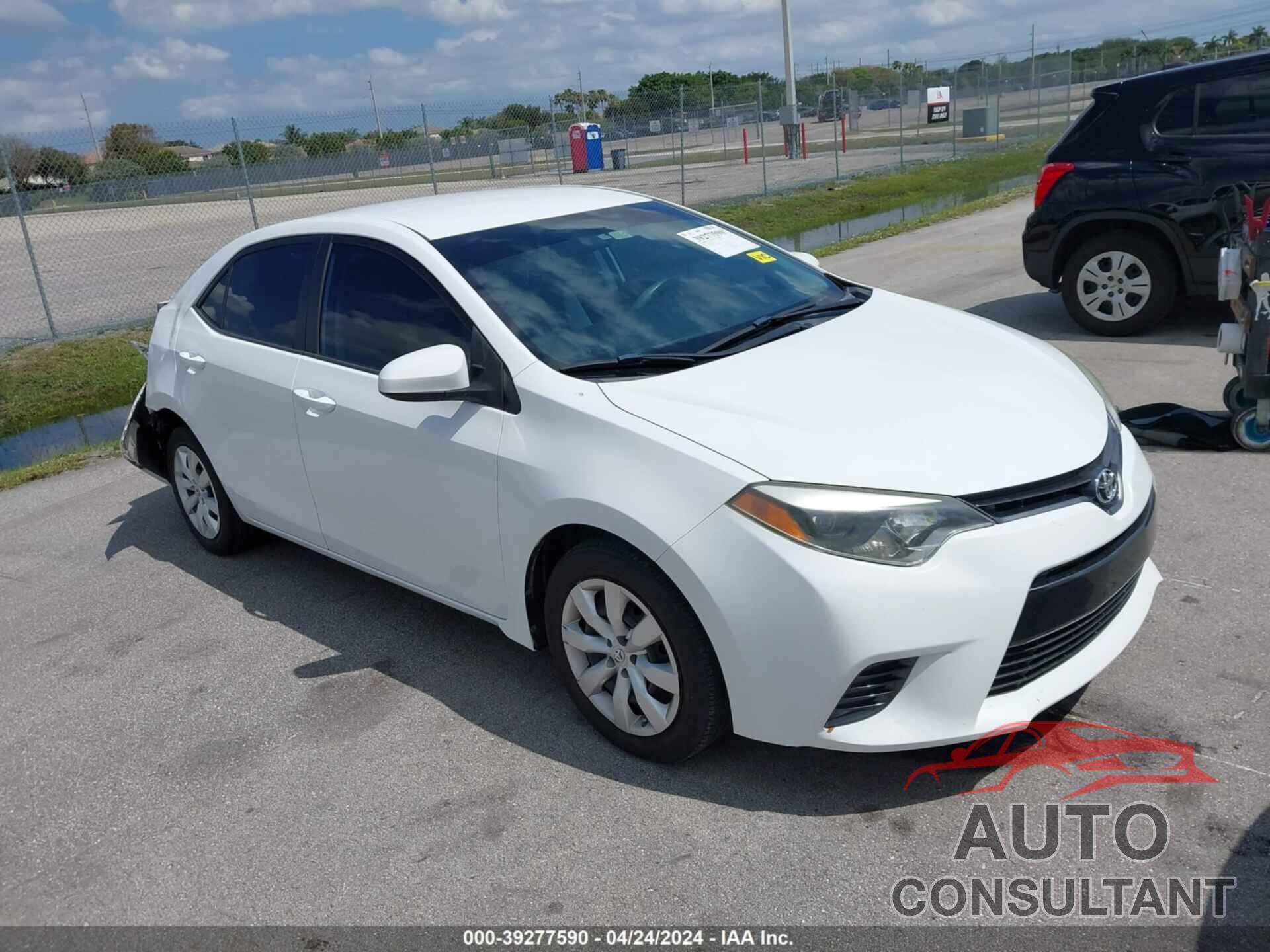 TOYOTA COROLLA 2016 - 2T1BURHE4GC565689