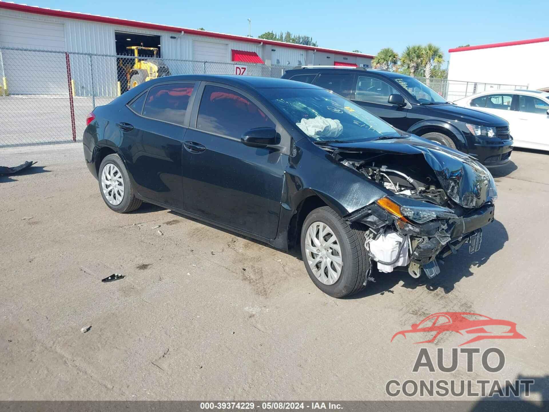TOYOTA COROLLA 2019 - 5YFBURHE9KP889827