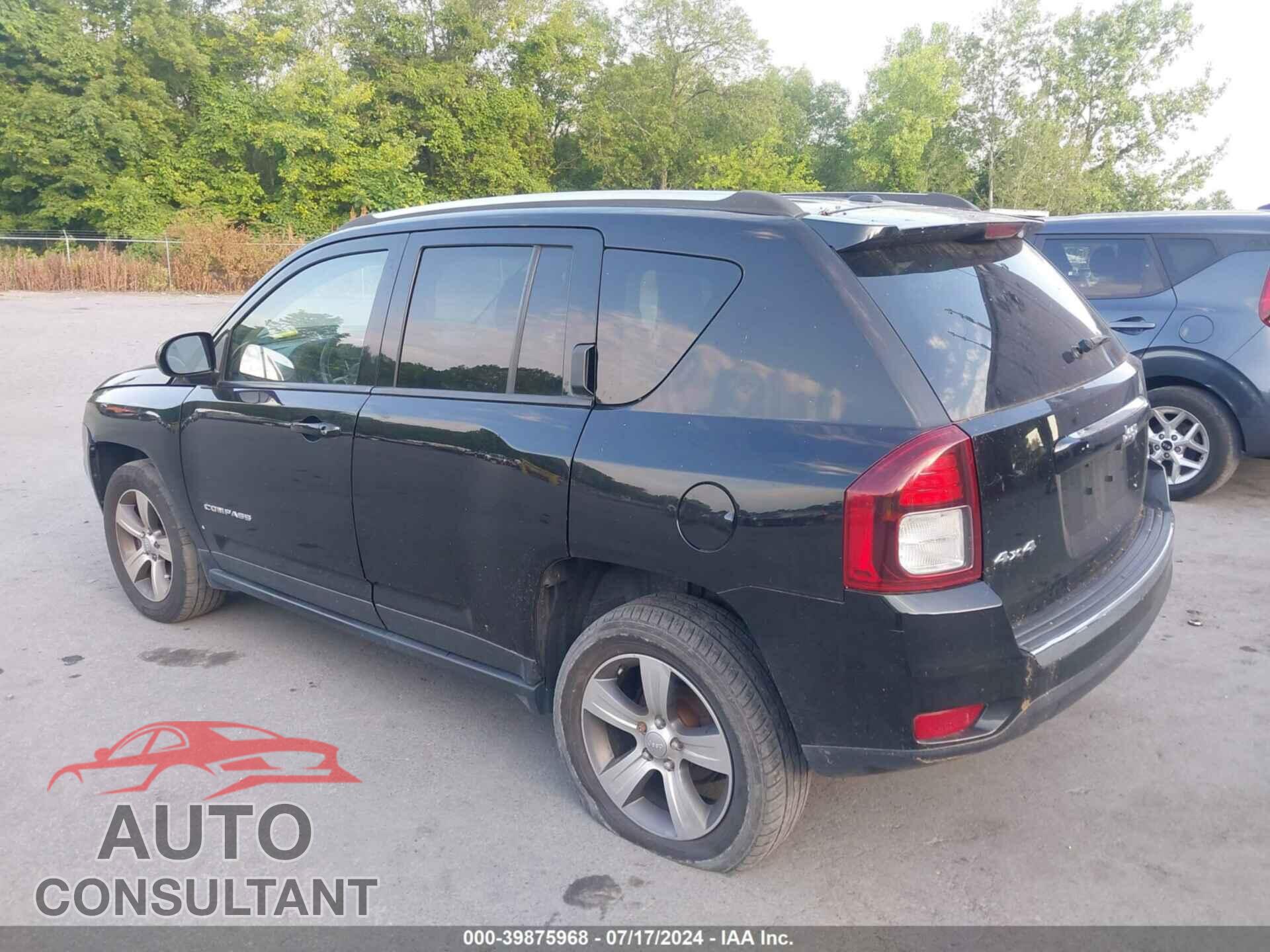 JEEP COMPASS 2017 - 1C4NJDEB3HD168076