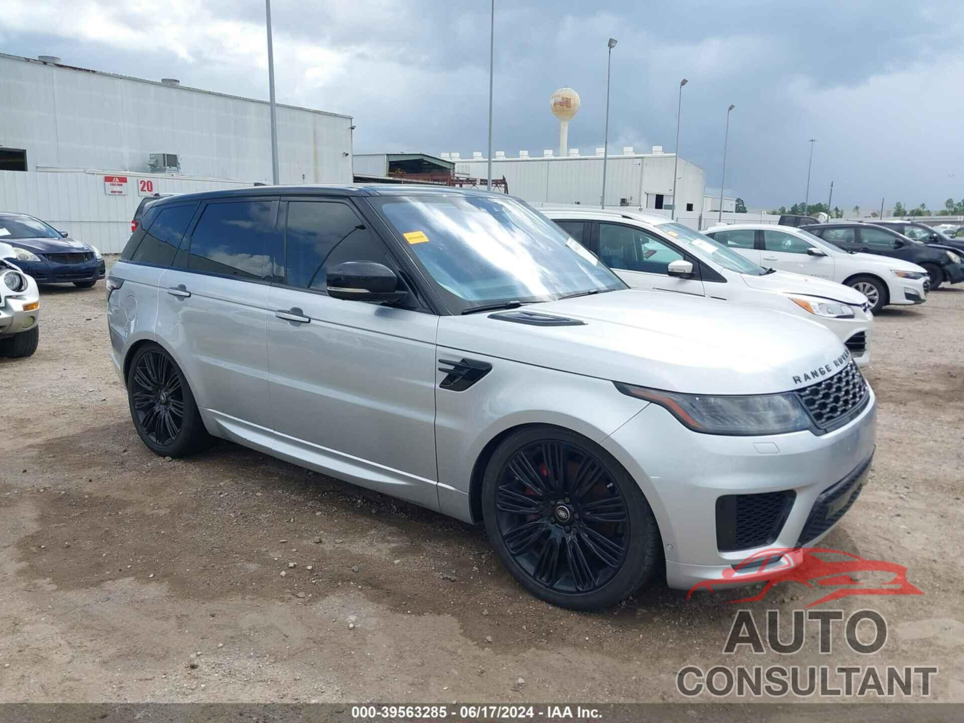 LAND ROVER RANGE ROVER SPORT 2019 - SALWV2RE2KA867296