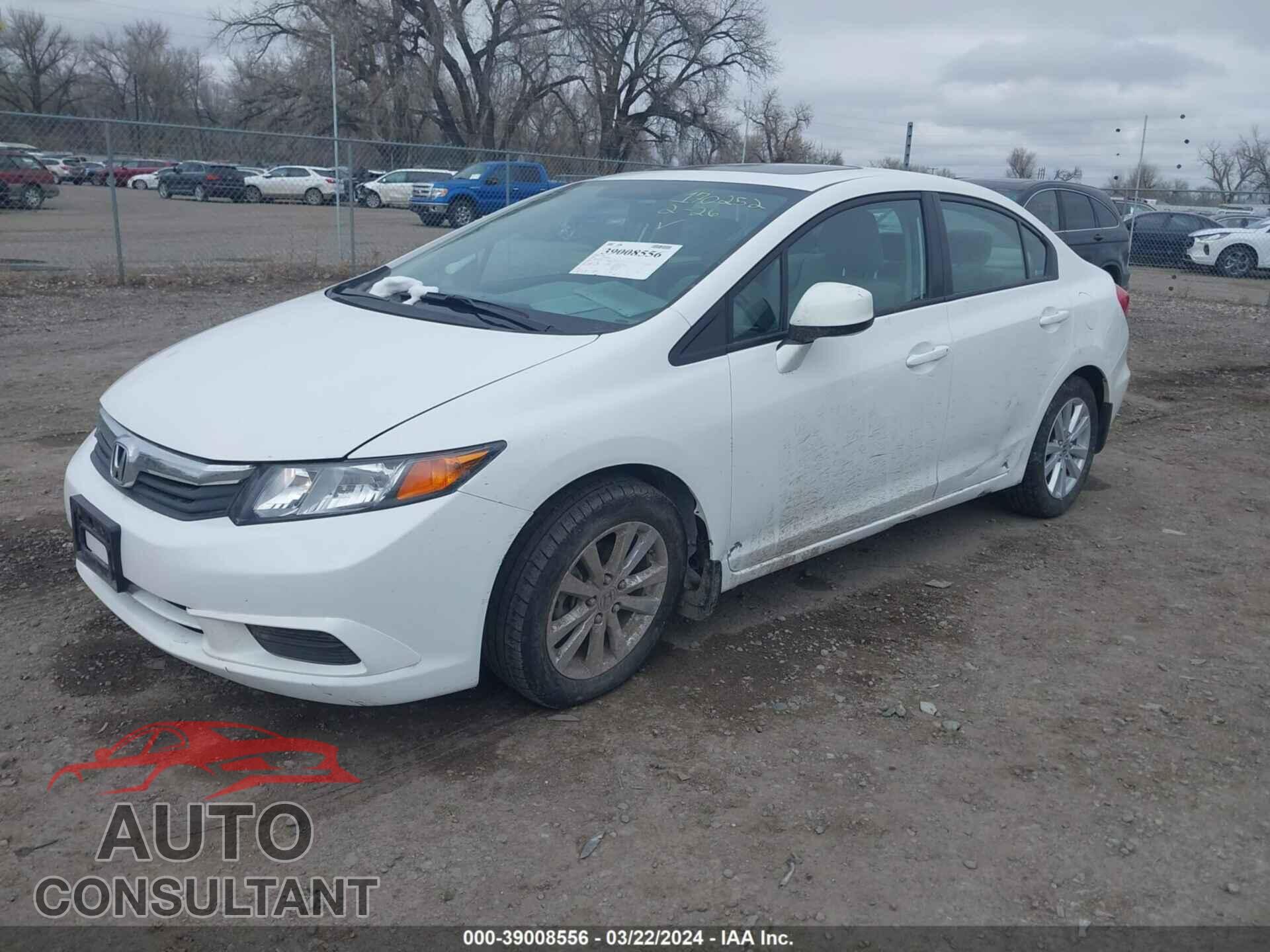 HONDA CIVIC 2012 - 2HGFB2F85CH553936