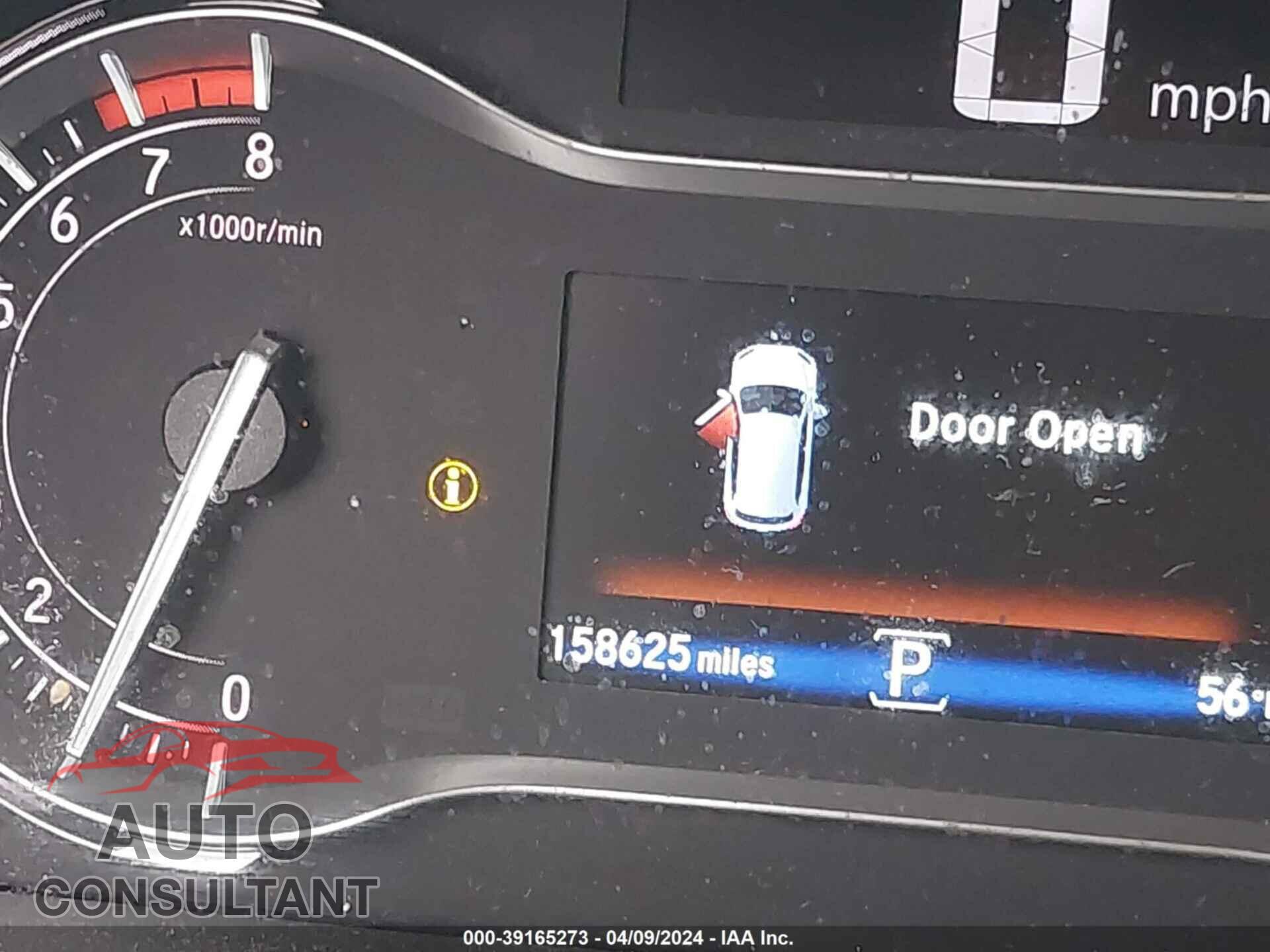 HONDA PILOT 2017 - 5FNYF5H55HB019879