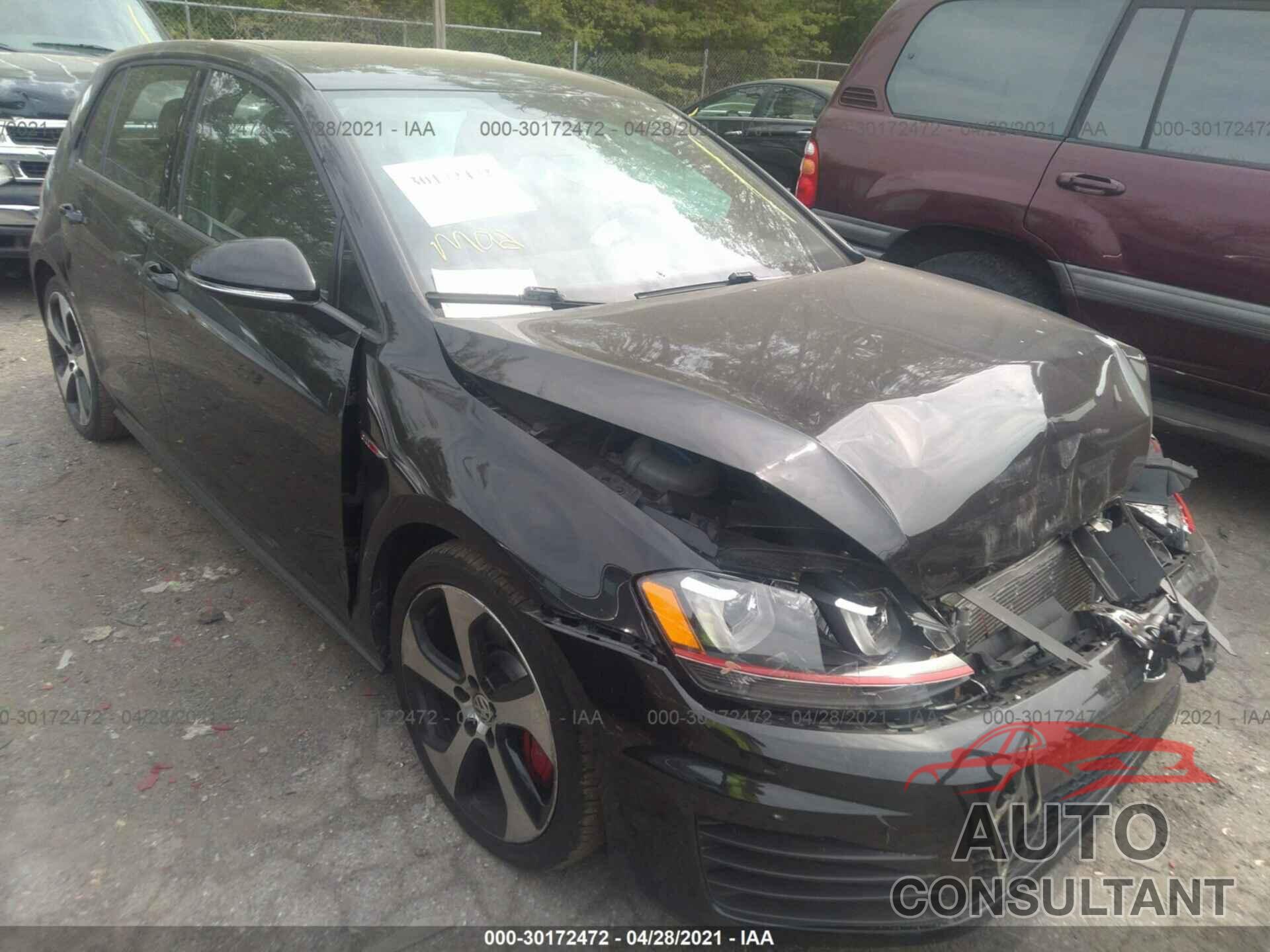 VOLKSWAGEN GOLF GTI 2017 - 3VW547AU9HM015350