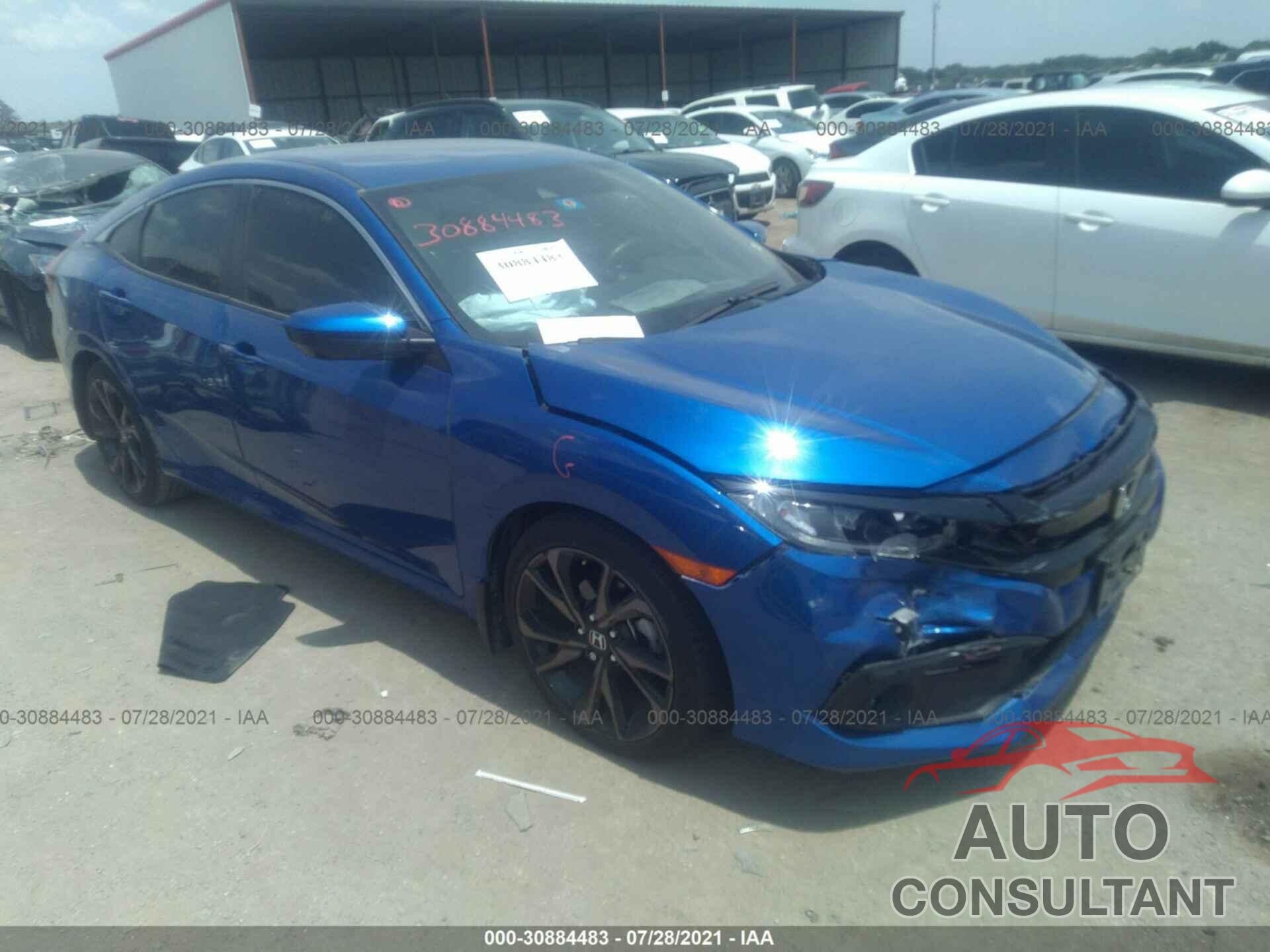 HONDA CIVIC SEDAN 2019 - 19XFC2F8XKE015206