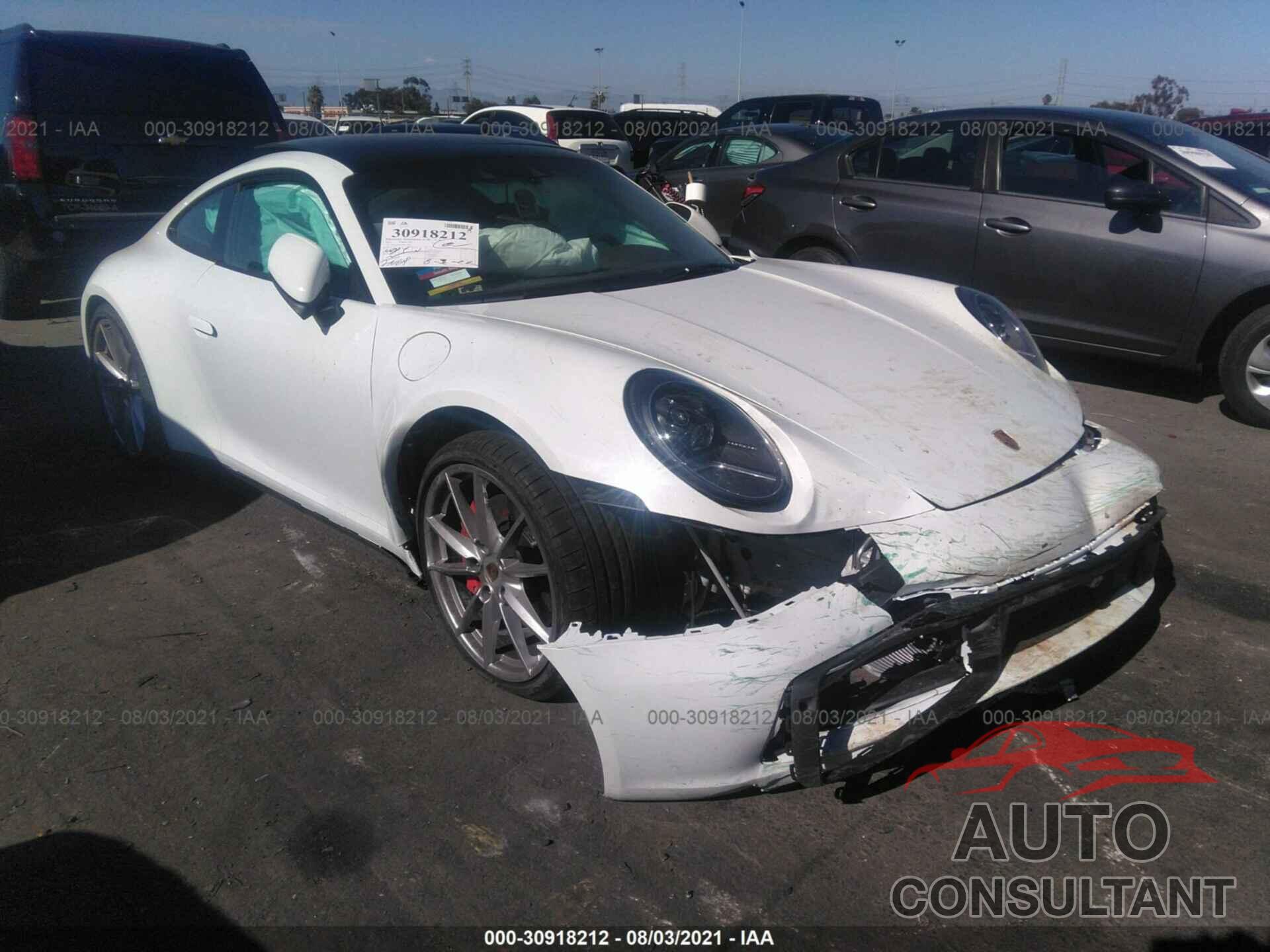 PORSCHE 911 2021 - WP0AB2A94MS222042