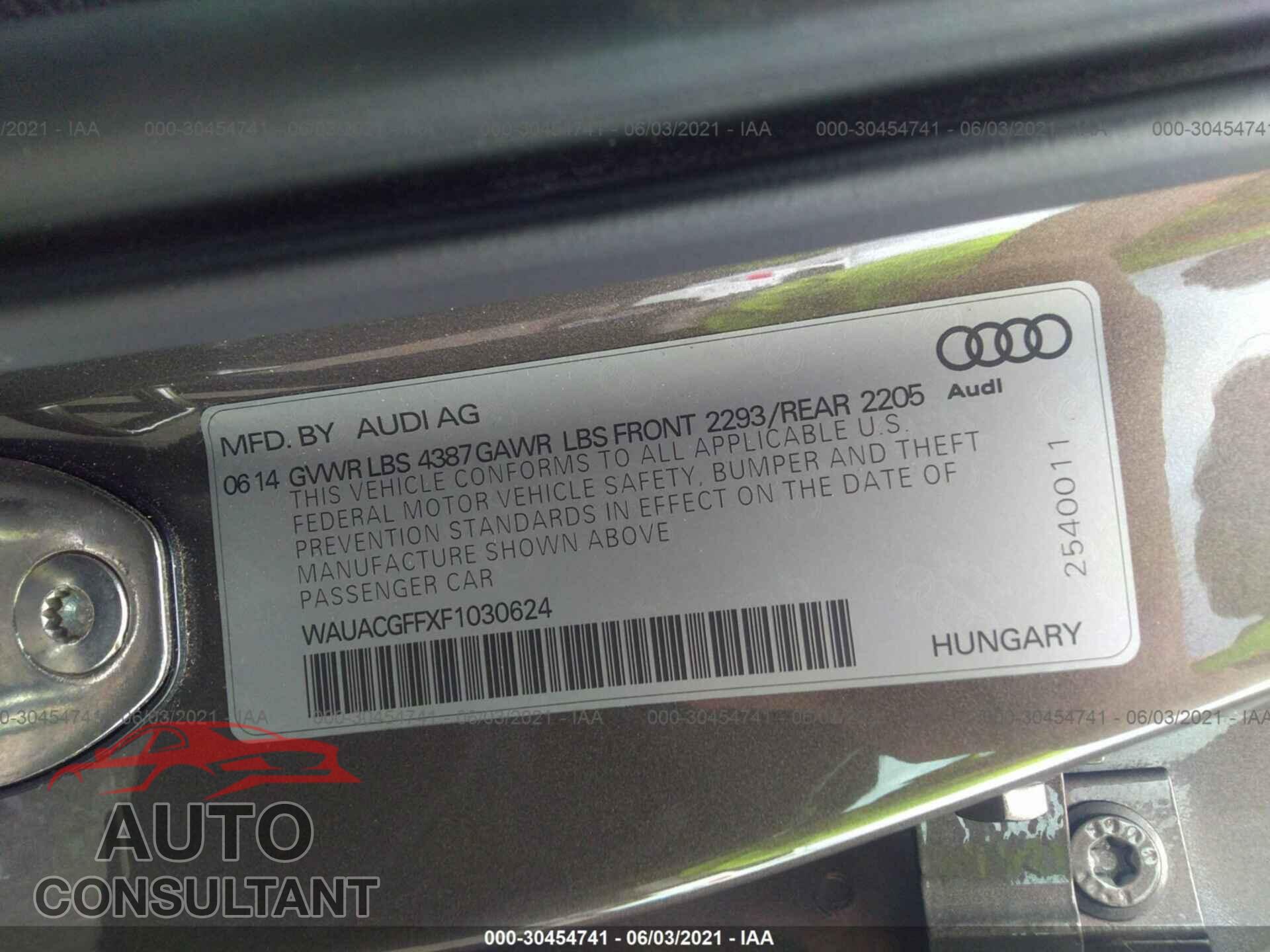AUDI A3 2015 - 2C3CDZAG6KH751673