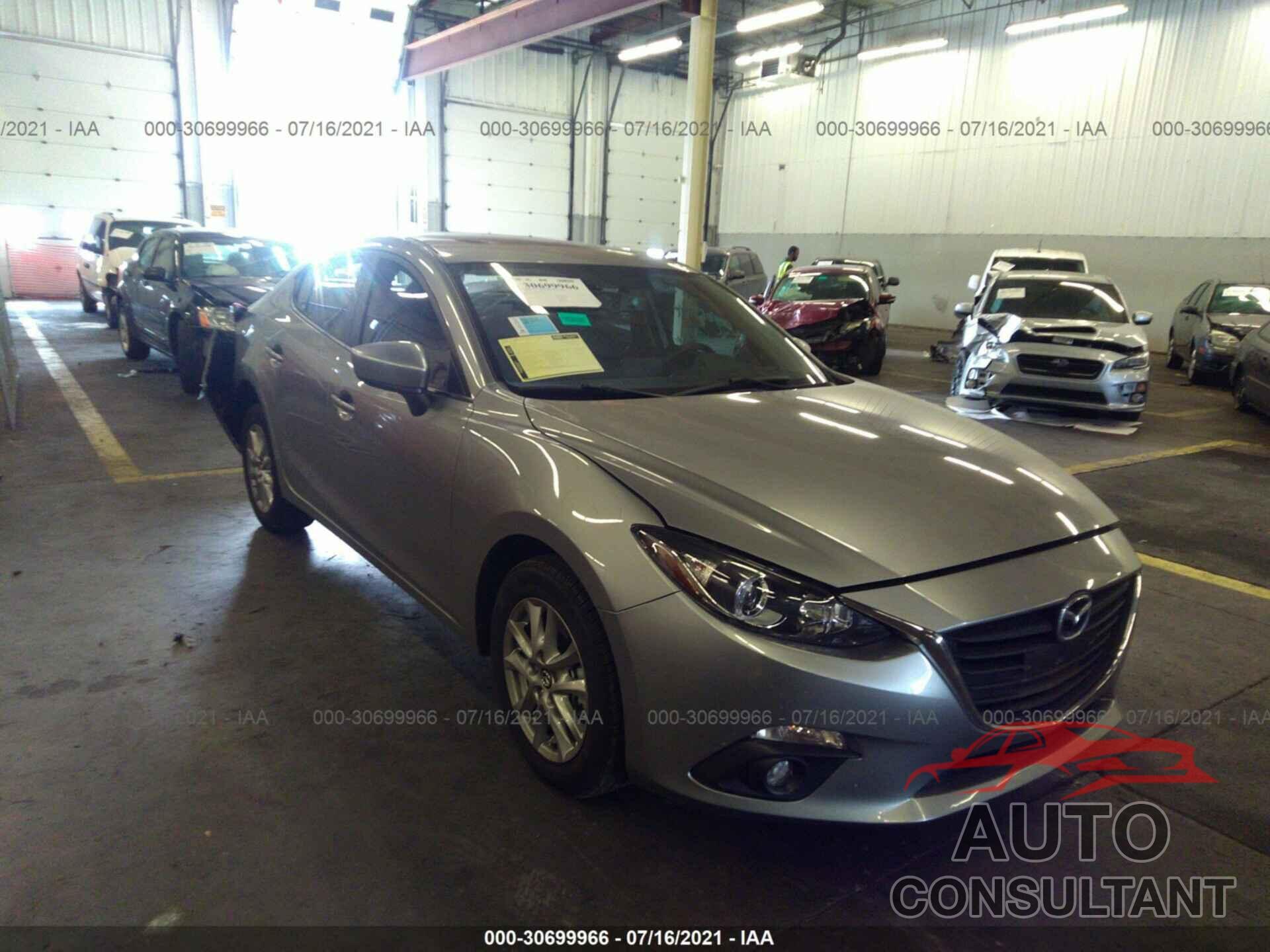 MAZDA MAZDA3 2016 - JM1BM1W7XG1290565