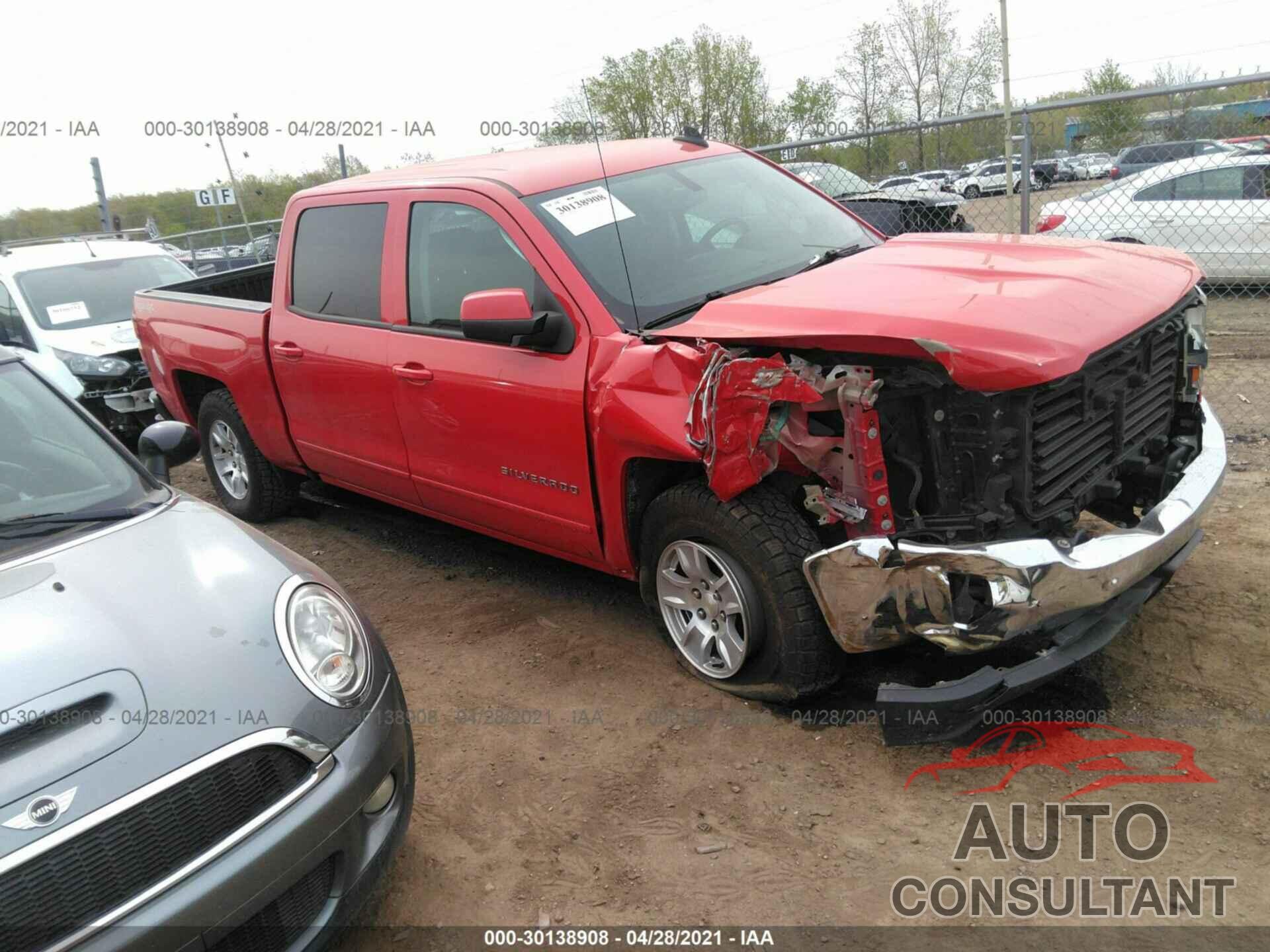 CHEVROLET SILVERADO 1500 2017 - 3GCUKREC6HG165349
