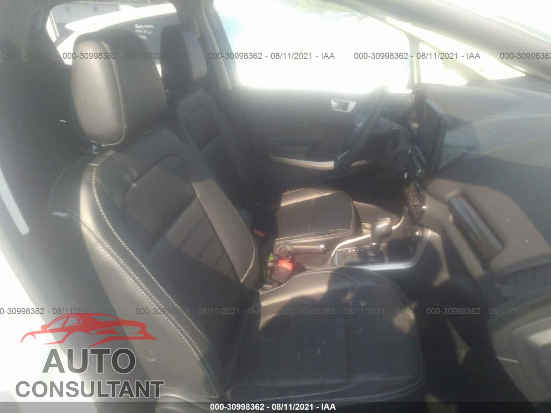 FORD ECOSPORT 2021 - MAJ6S3KL5MC411708