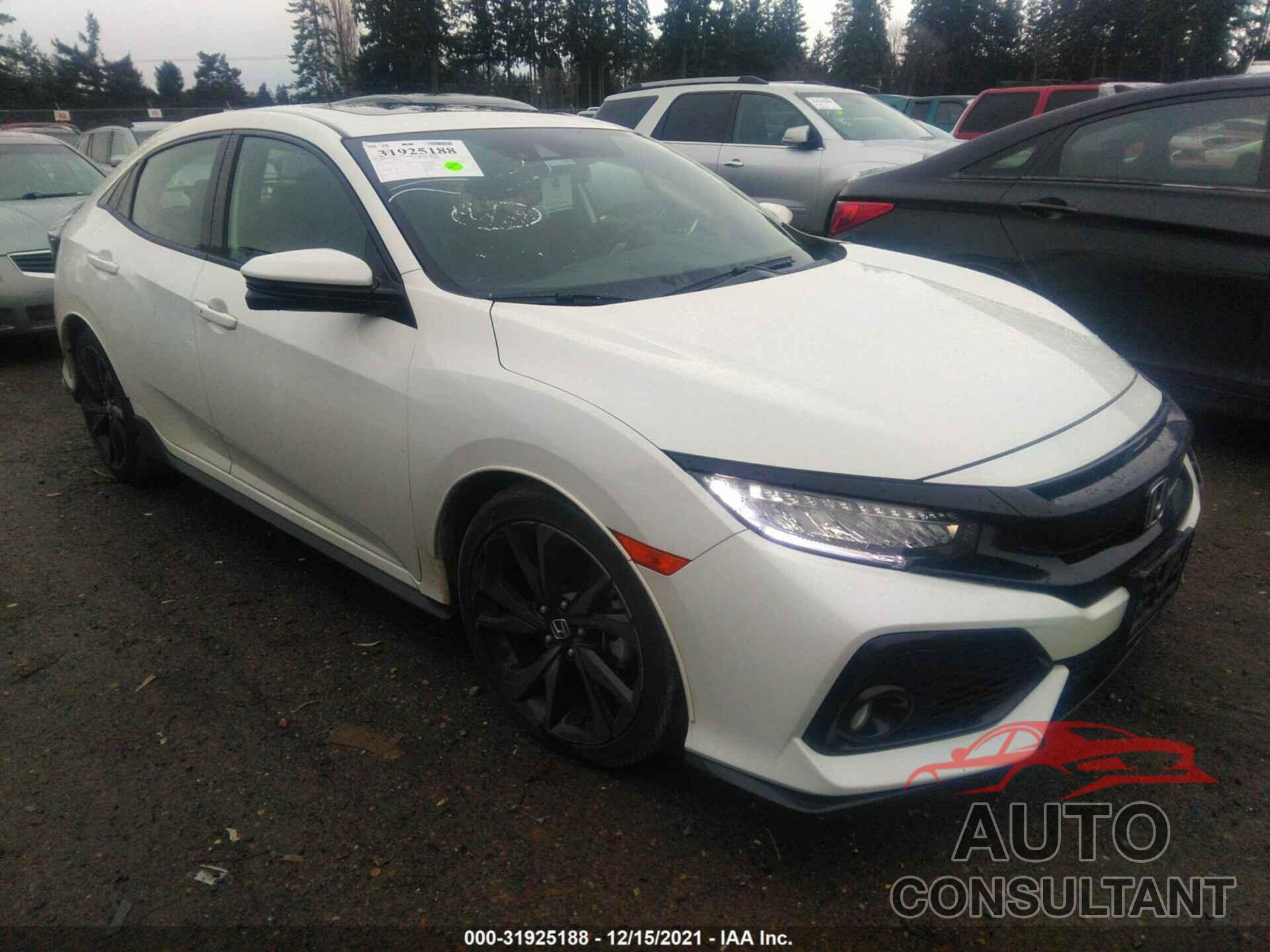 HONDA CIVIC HATCHBACK 2018 - SHHFK7H92JU419761