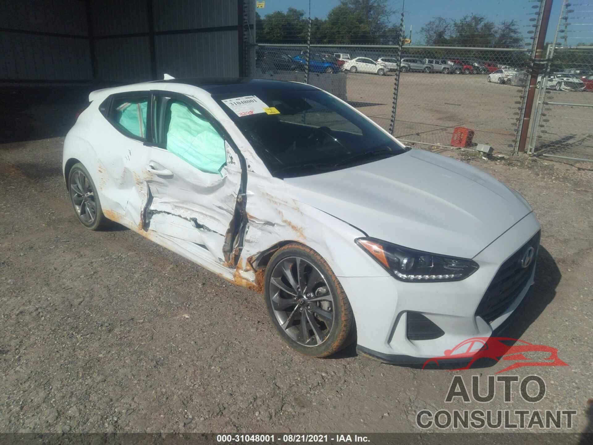 HYUNDAI VELOSTER 2020 - KMHTG6AF2LU024792