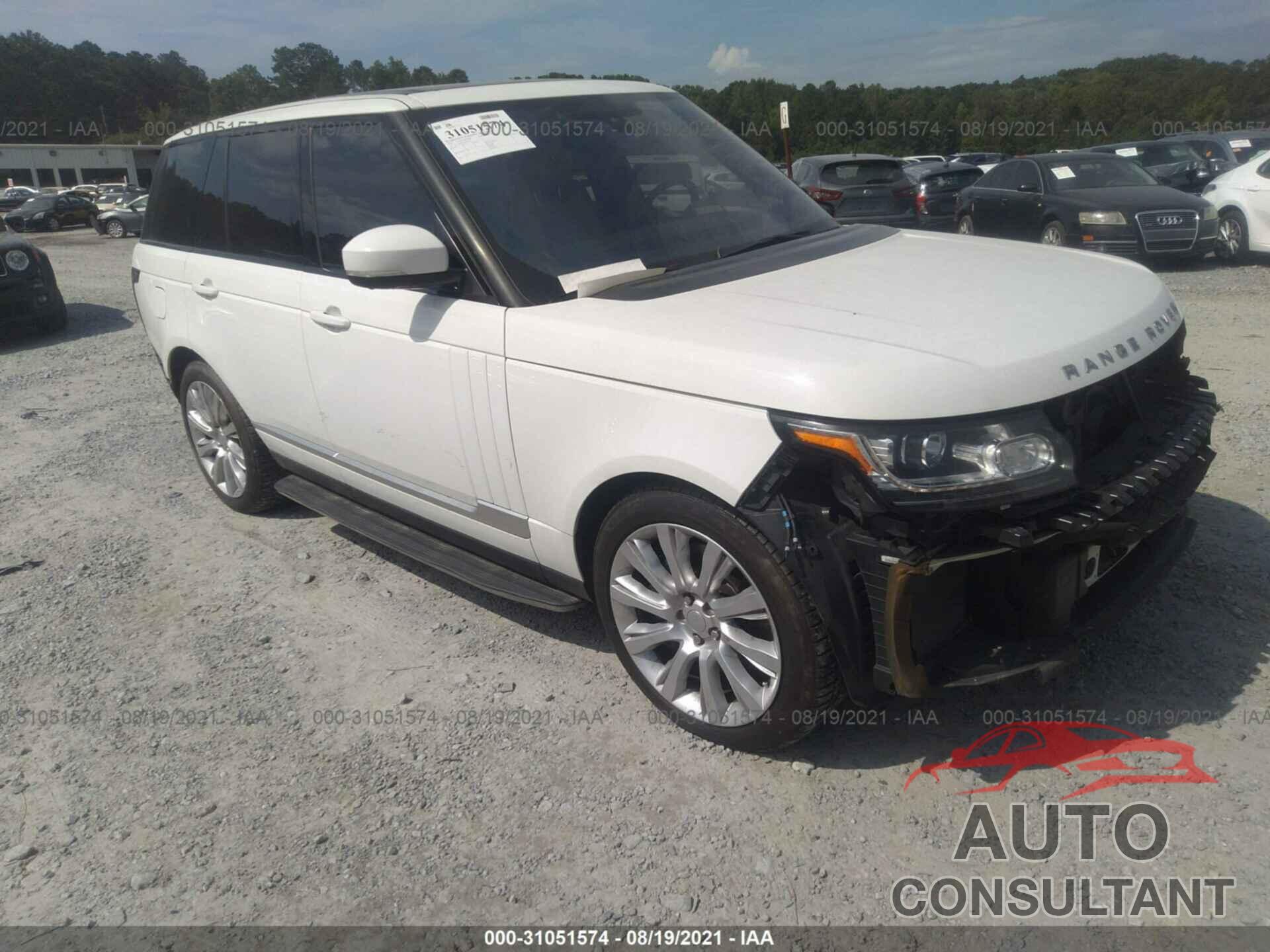 LAND ROVER RANGE ROVER 2016 - SALGS2EF4GA285039