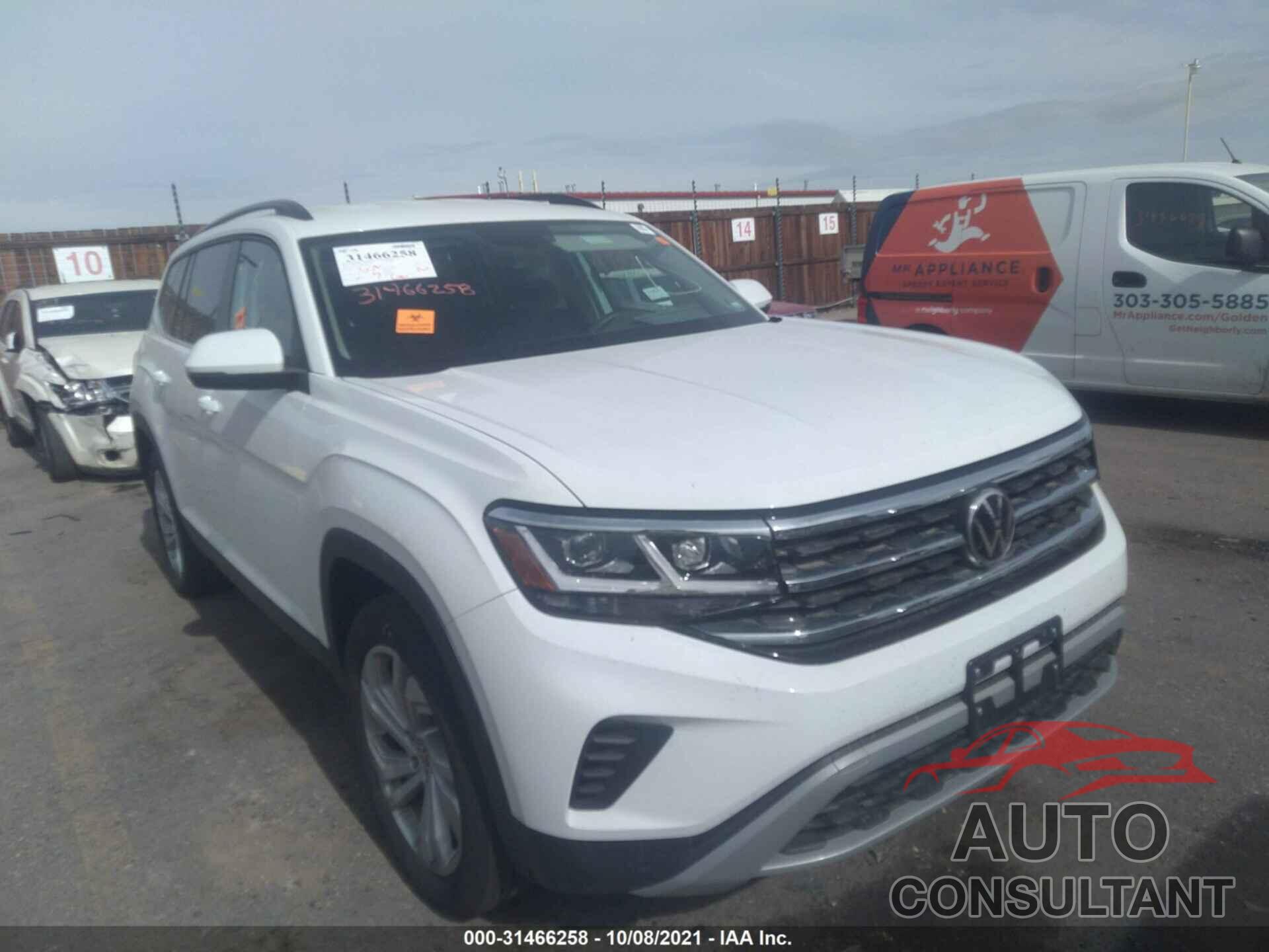 VOLKSWAGEN ATLAS 2021 - 1V2HR2CA3MC543466