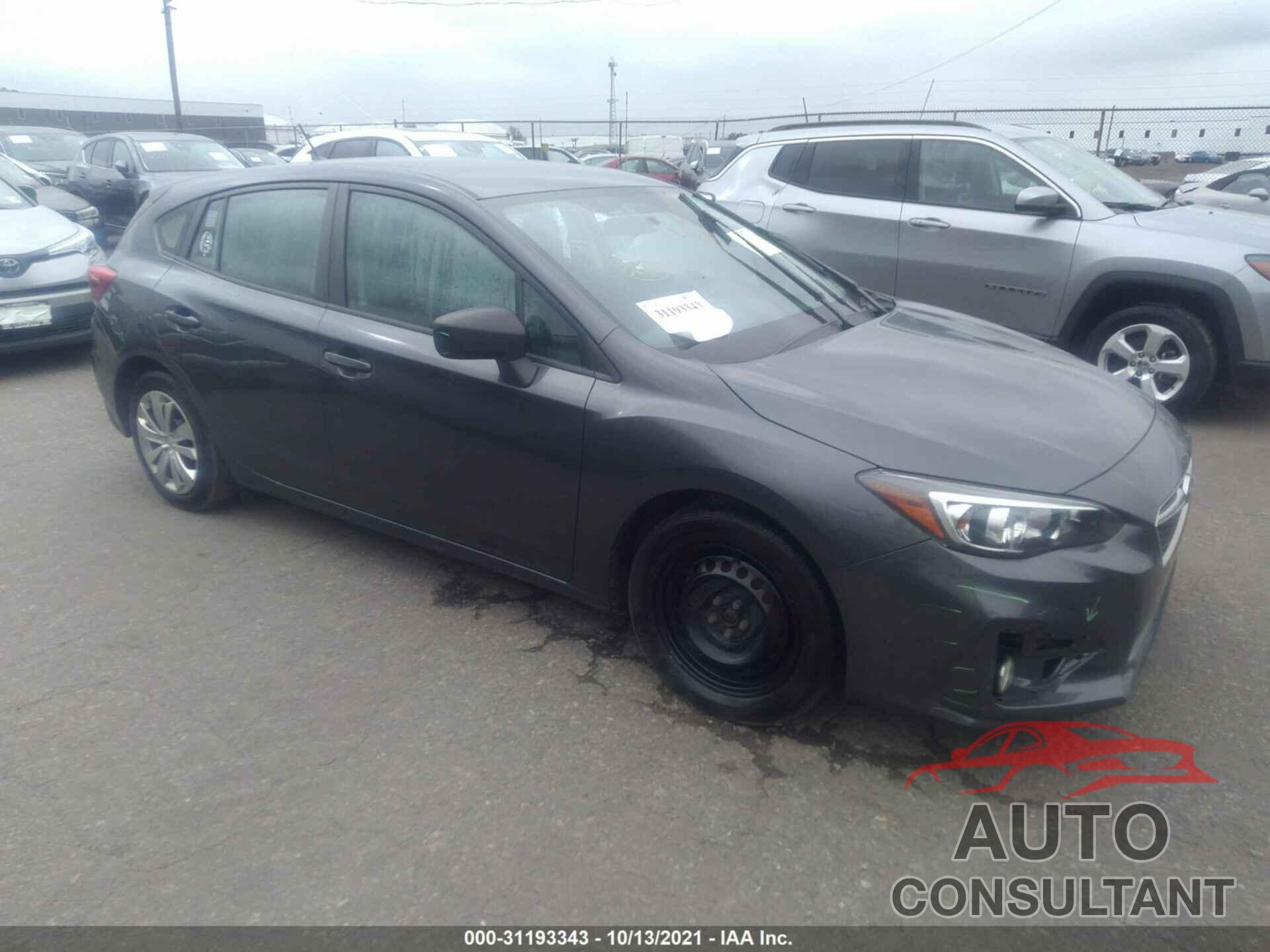 SUBARU IMPREZA 2018 - 4S3GTAA63J3715188