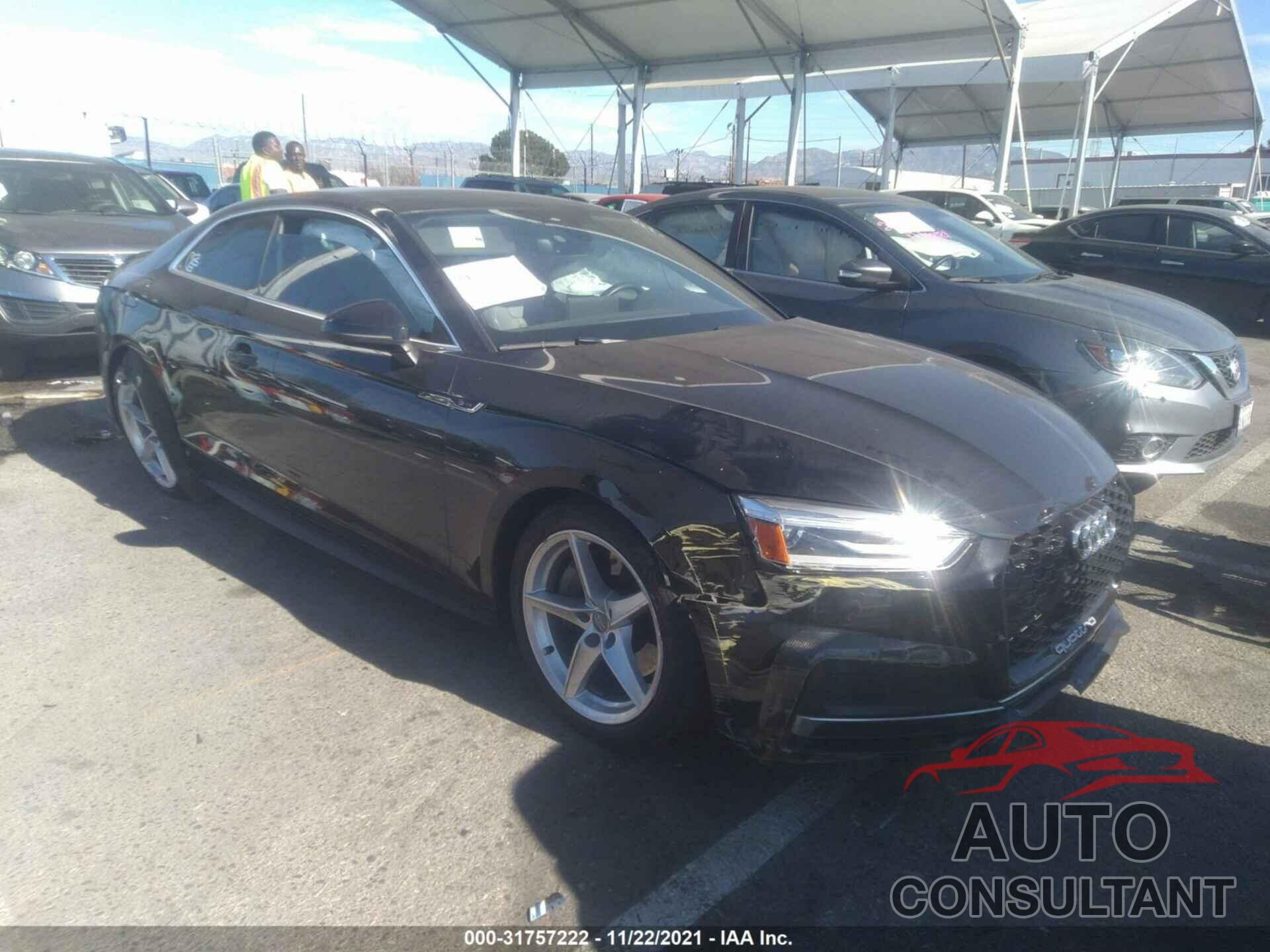 AUDI A5 COUPE 2018 - WAUSNAF55JA130478