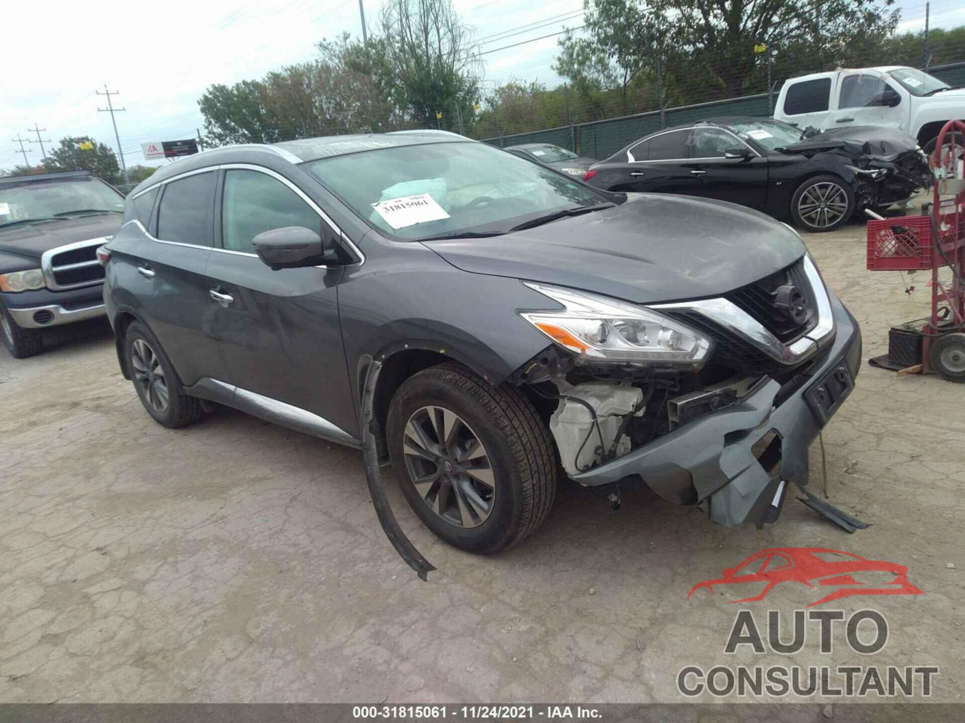 NISSAN MURANO 2016 - 5N1AZ2MG8GN163629