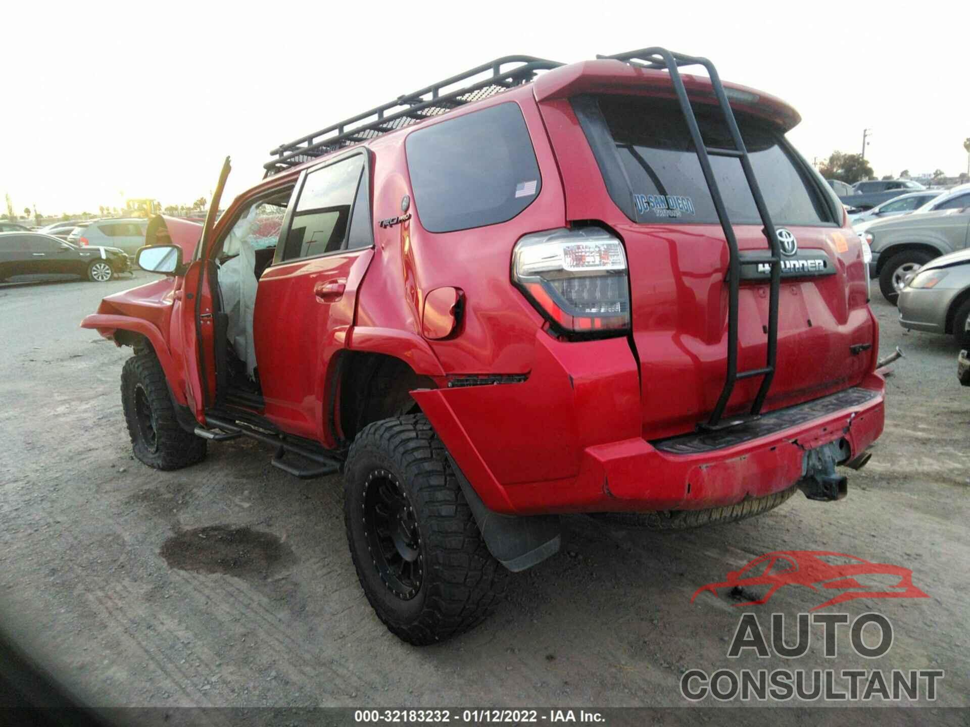 TOYOTA 4RUNNER 2017 - JTEBU5JR9H5482209