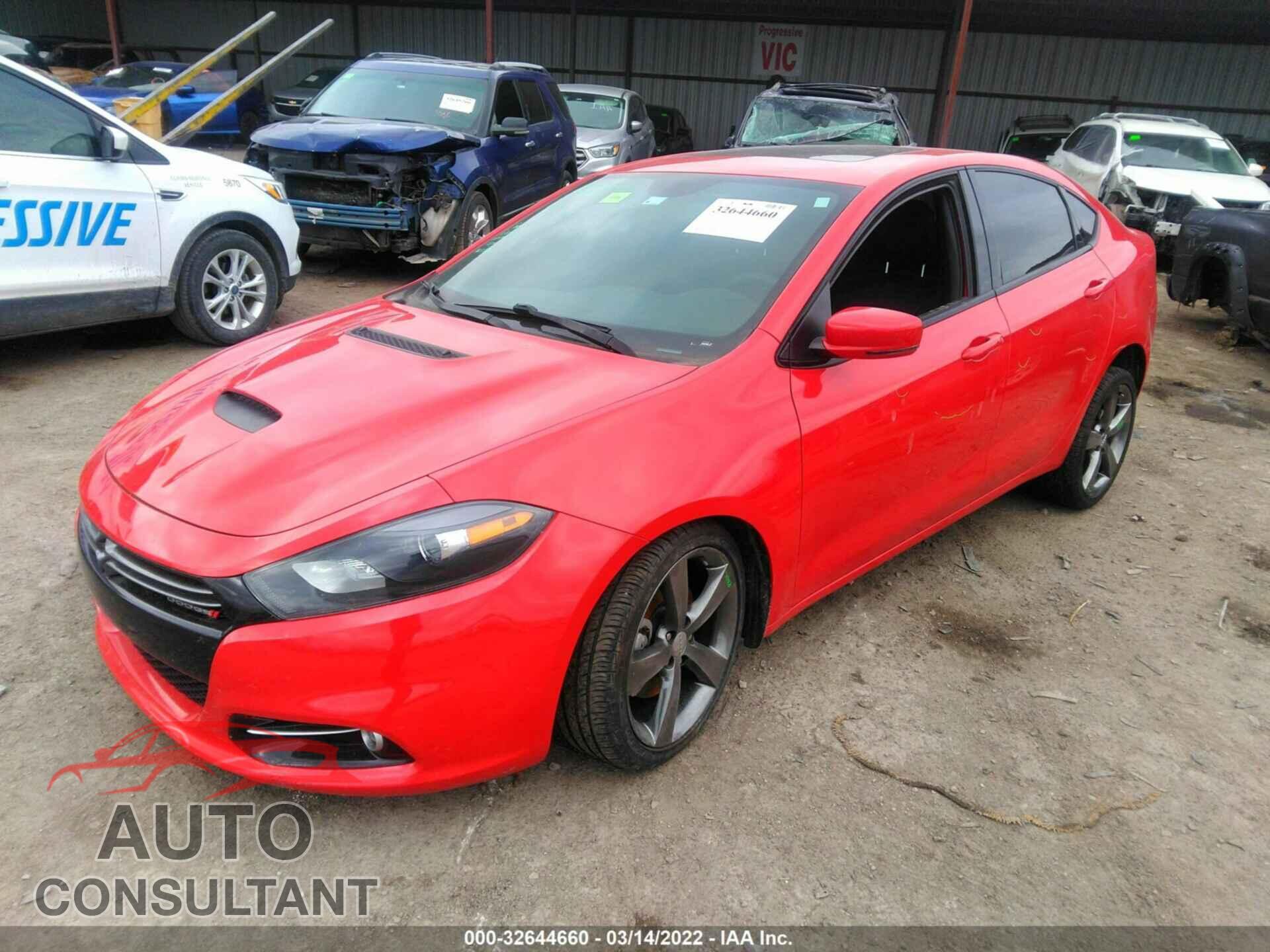 DODGE DART 2016 - 1C3CDFEB7GD701110