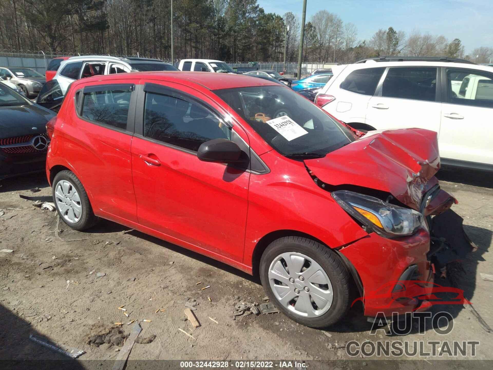 CHEVROLET SPARK 2017 - KL8CB6SA8HC782809