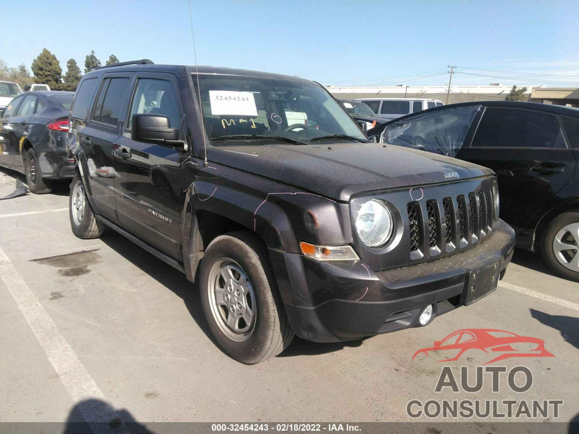 JEEP PATRIOT 2016 - 1C4NJPBA1GD731959