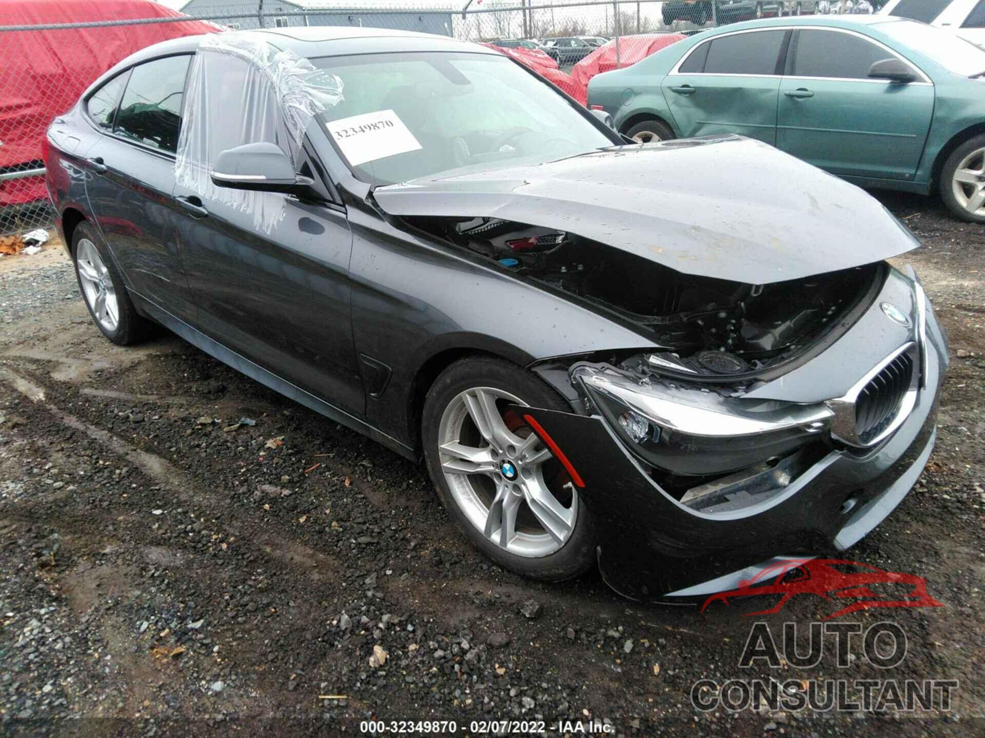 BMW 3 SERIES GRAN TURISMO 2016 - WBA8Z5C5XGG502736