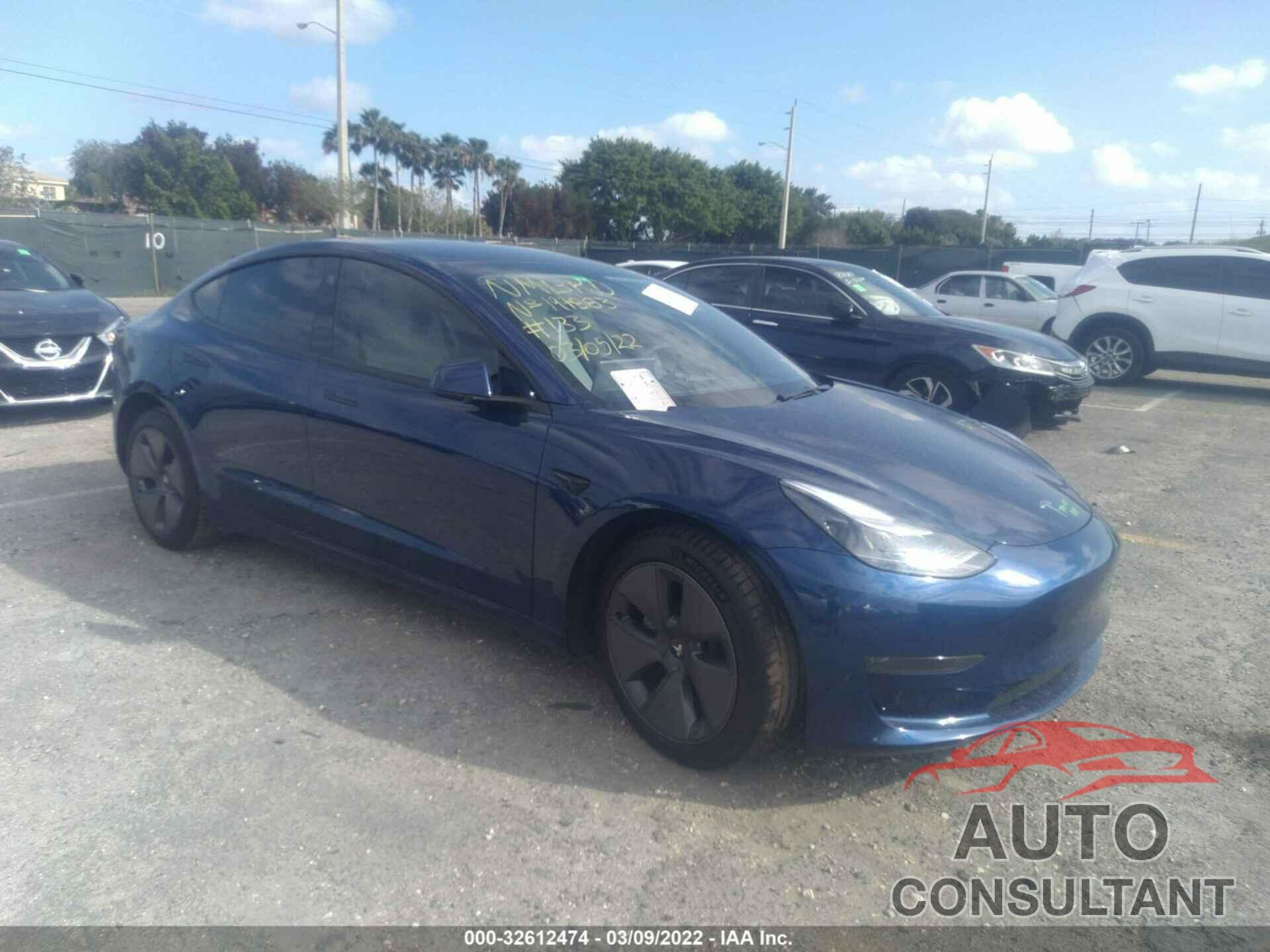 TESLA MODEL 3 2021 - 5YJ3E1EA2MF087459