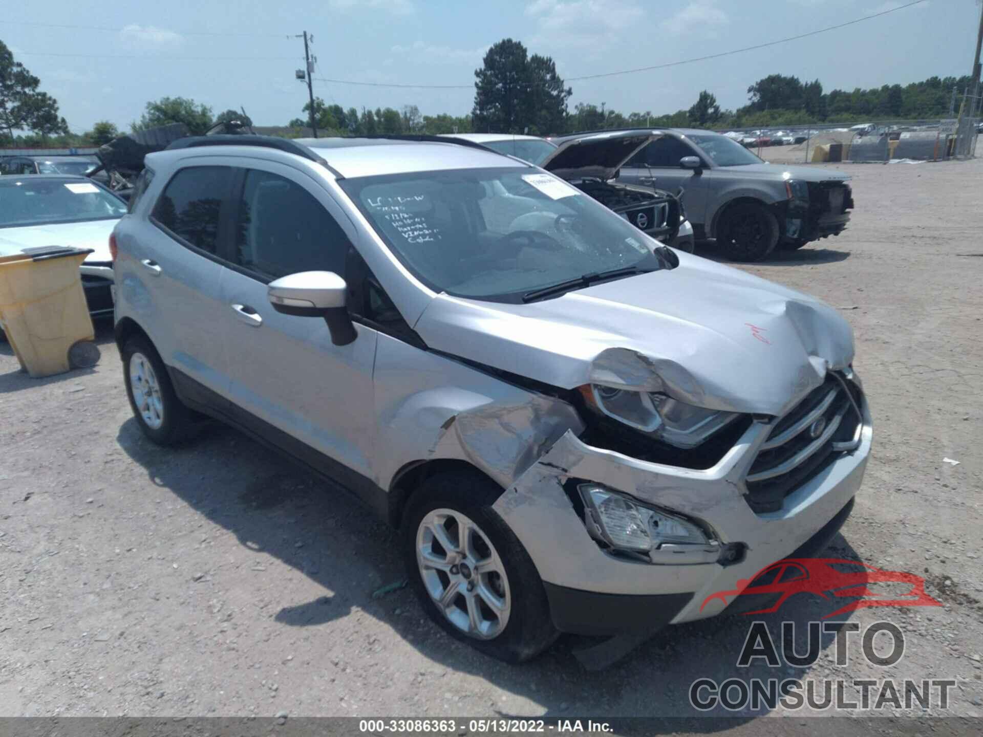 FORD ECOSPORT 2018 - MAJ3P1TE3JC204173