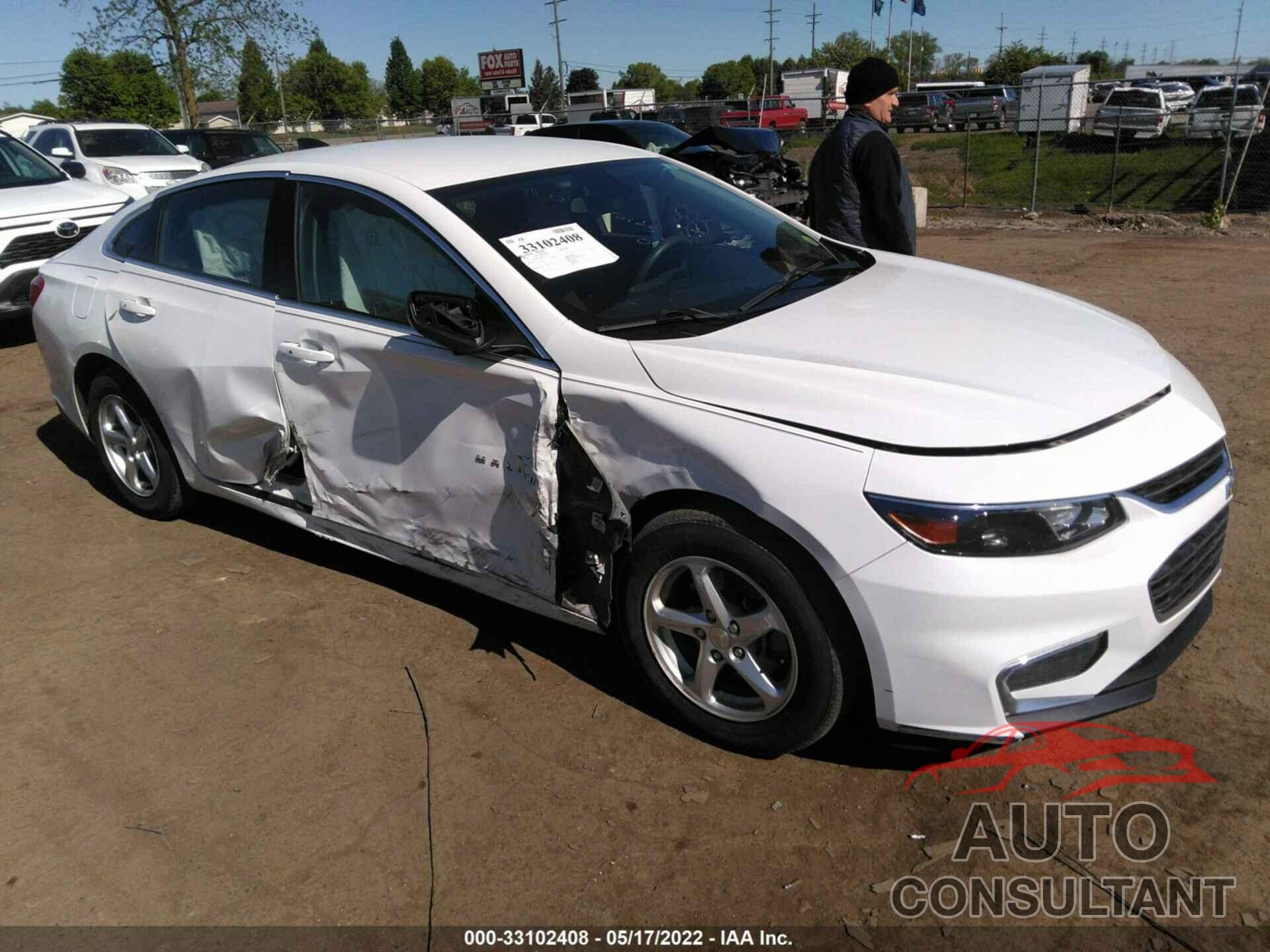 CHEVROLET MALIBU 2017 - 1G1ZB5ST3HF211152