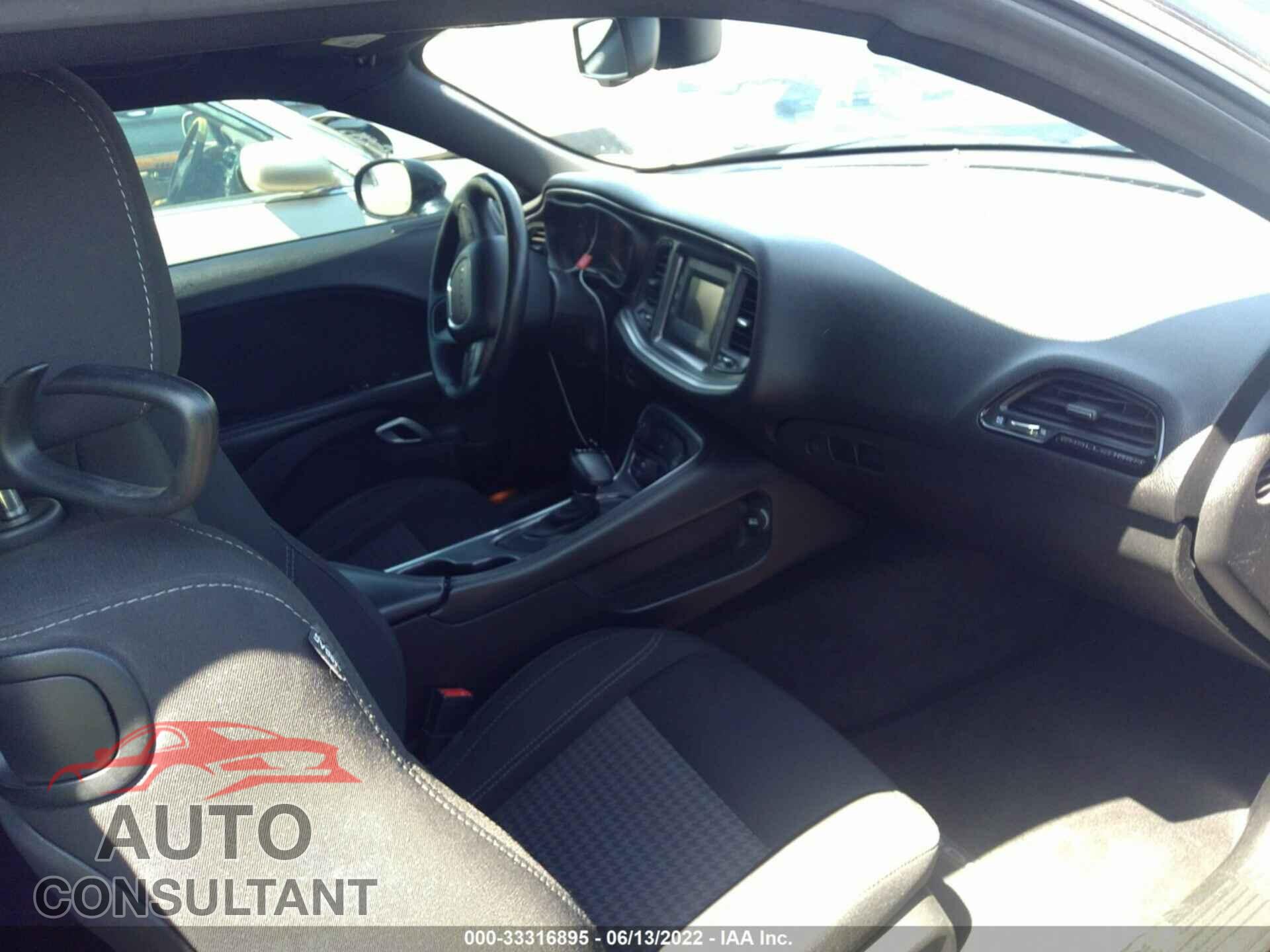 DODGE CHALLENGER 2016 - 2C3CDZAG3GH265331