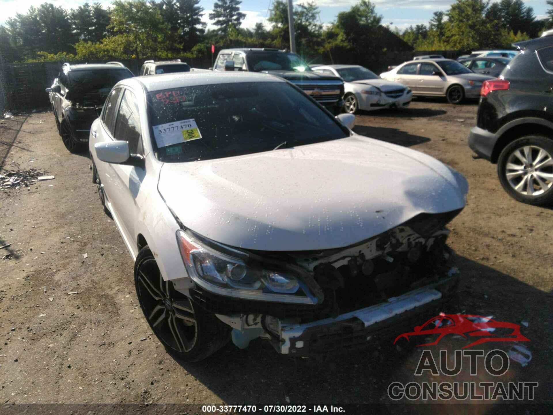 HONDA ACCORD SEDAN 2017 - 1HGCR2F6XHA150103