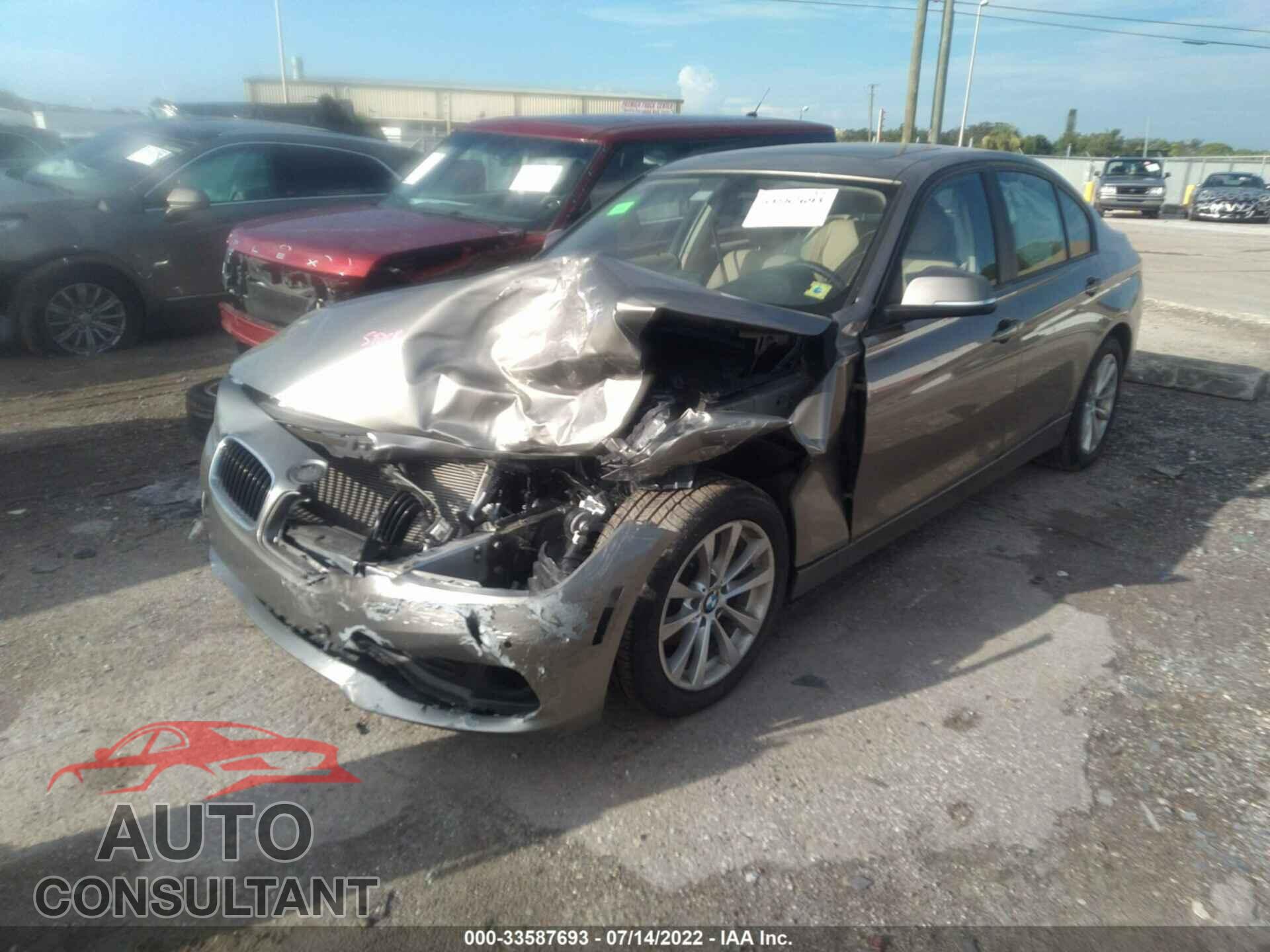 BMW 3 SERIES 2016 - WBA8E5G55GNU19300