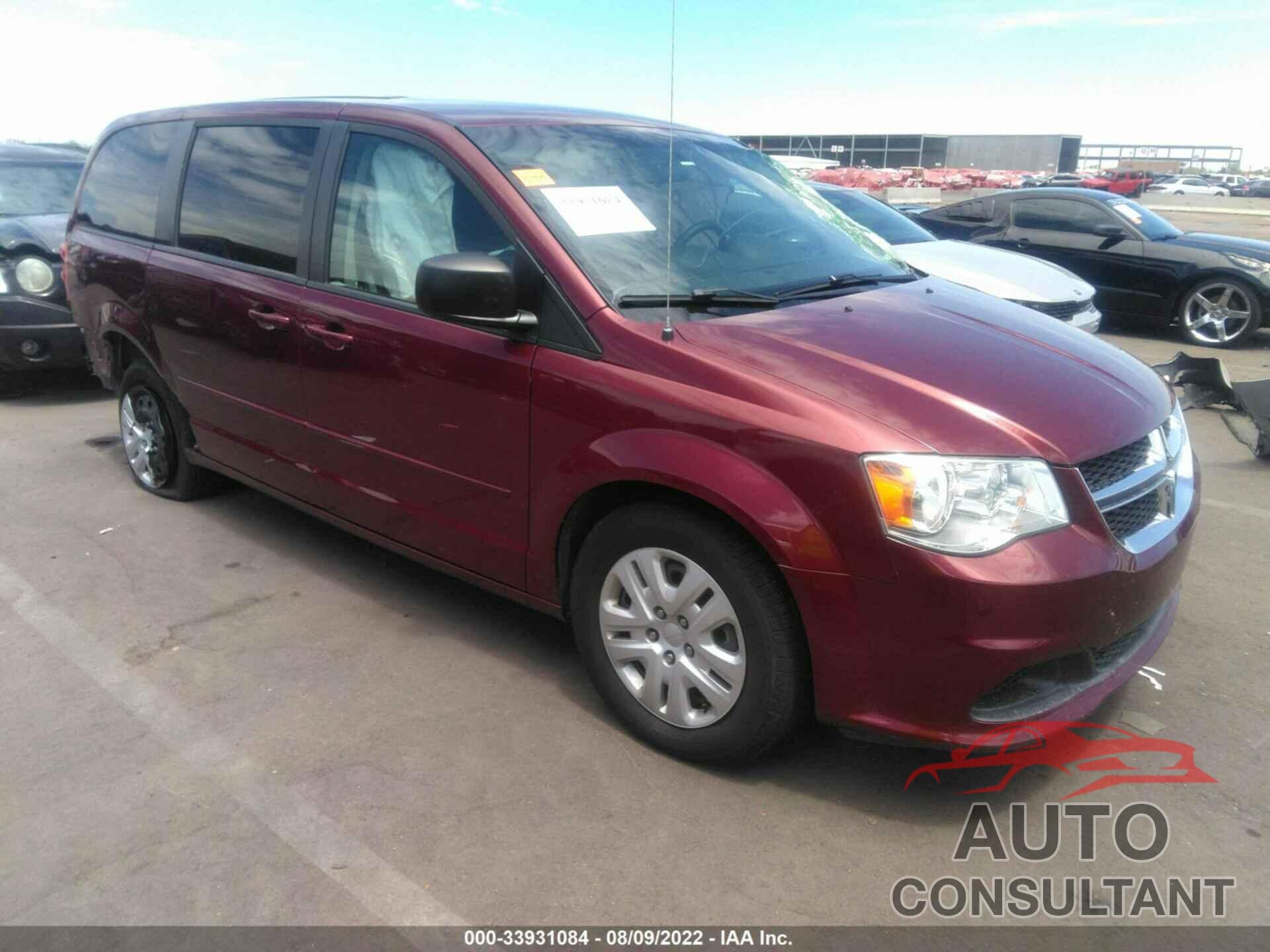 DODGE GRAND CARAVAN 2017 - 2C4RDGBG0HR589910