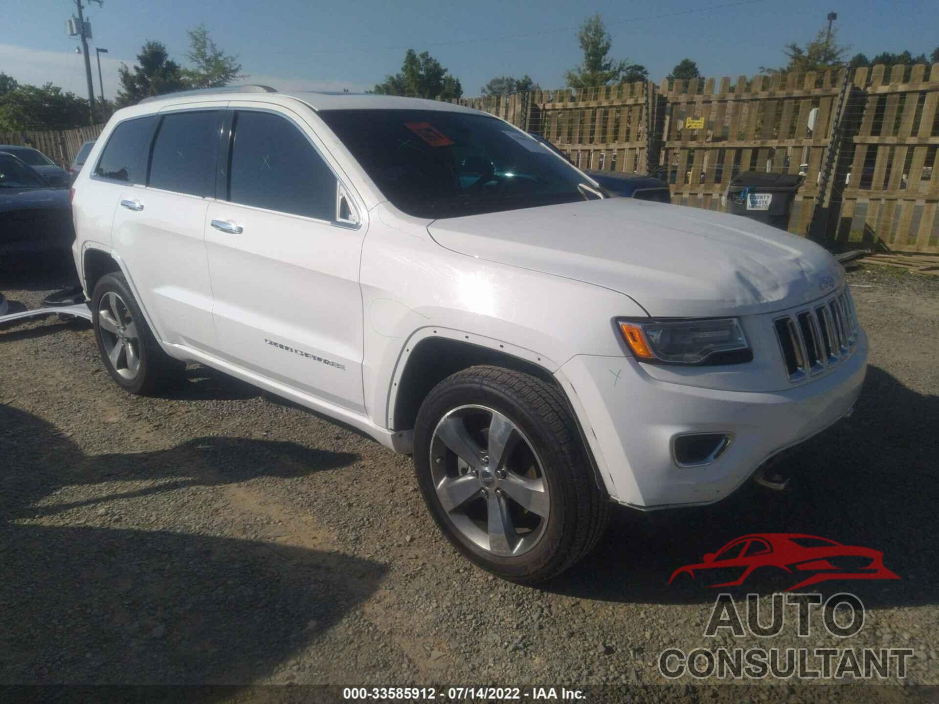JEEP GRAND CHEROKEE 2016 - 1C4RJECG0GC448757
