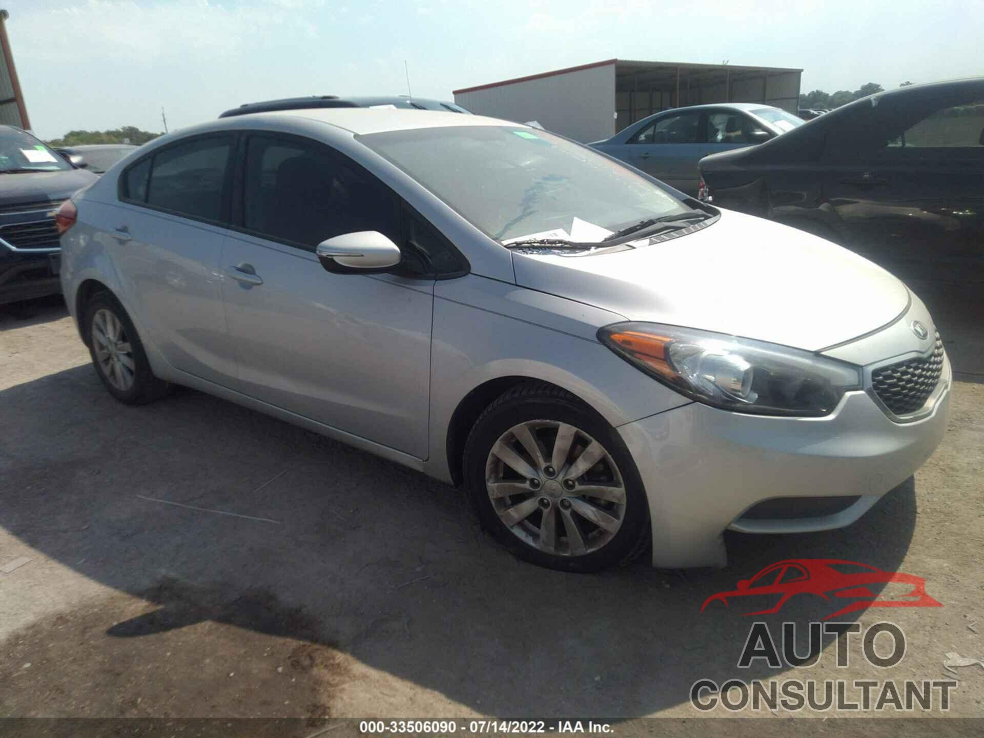 KIA FORTE 2016 - KNAFX4A62G5503457