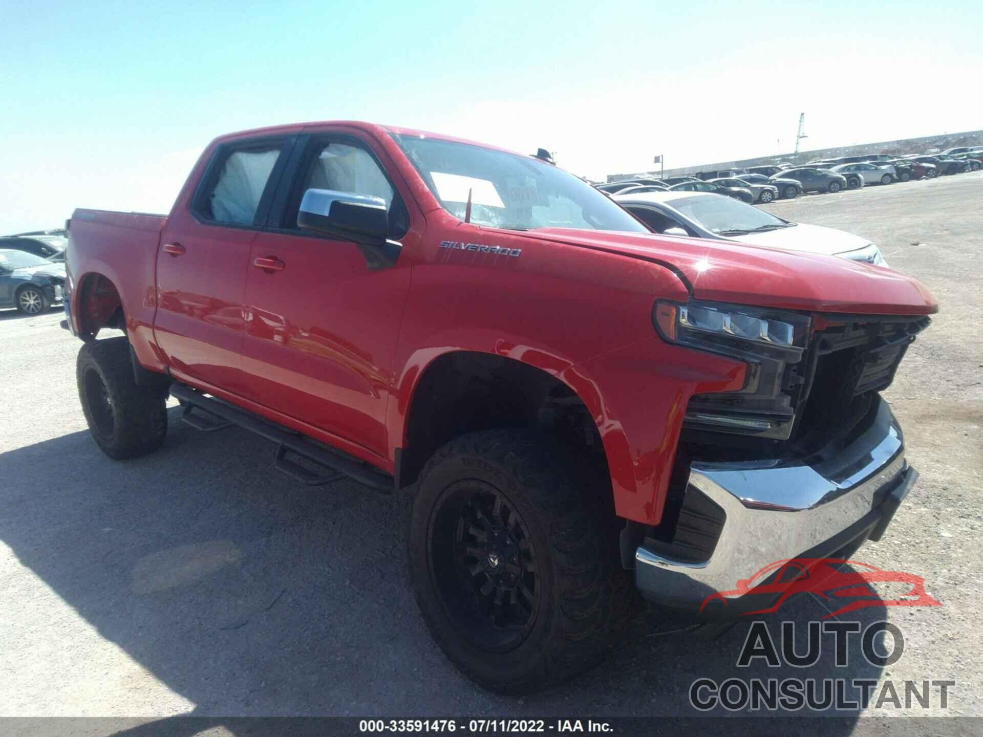 CHEVROLET SILVERADO 1500 2020 - 1GCUYDED8LZ168532