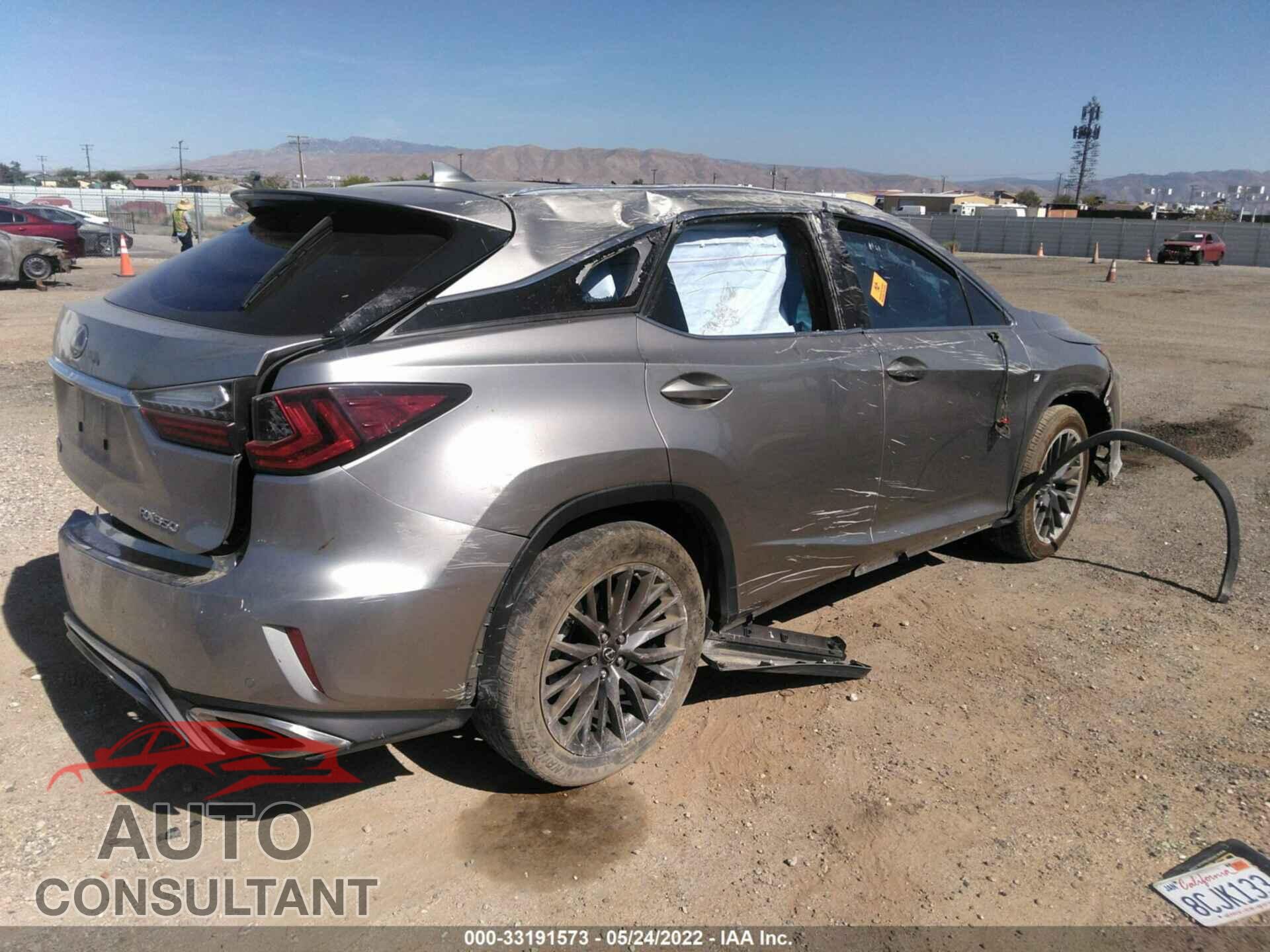 LEXUS RX 2017 - 2T2BZMCA6HC128587