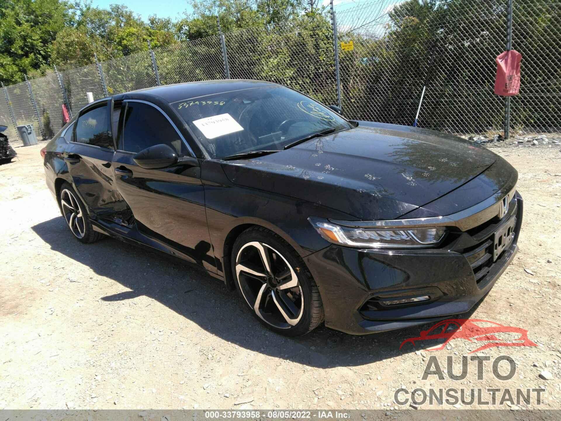 HONDA ACCORD SEDAN 2018 - 1HGCV1F32JA091856