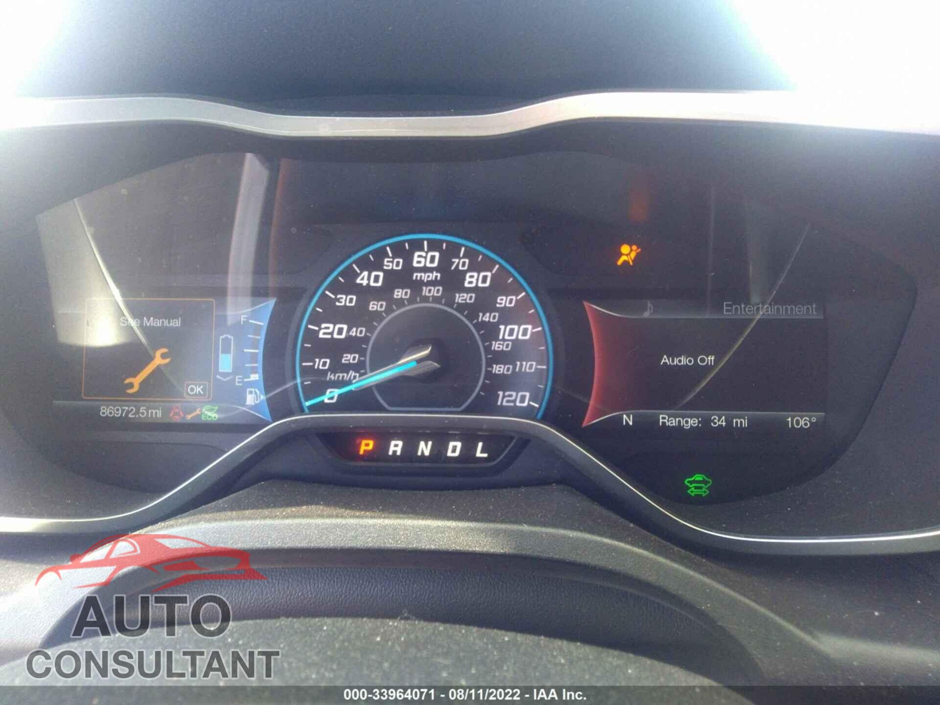 FORD C-MAX HYBRID 2016 - 1FADP5BU7GL103649