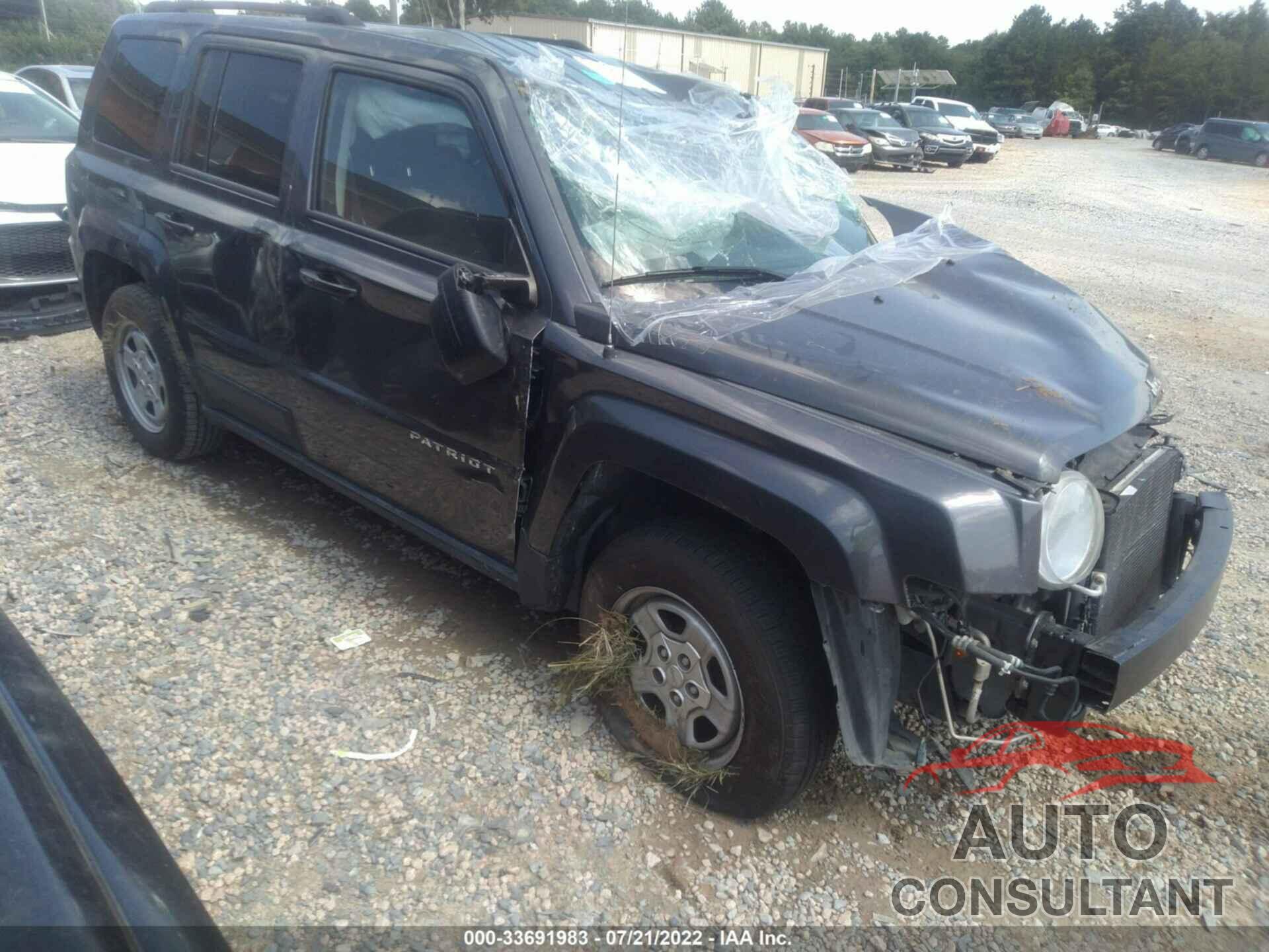 JEEP PATRIOT 2016 - 1C4NJPBA8GD693243