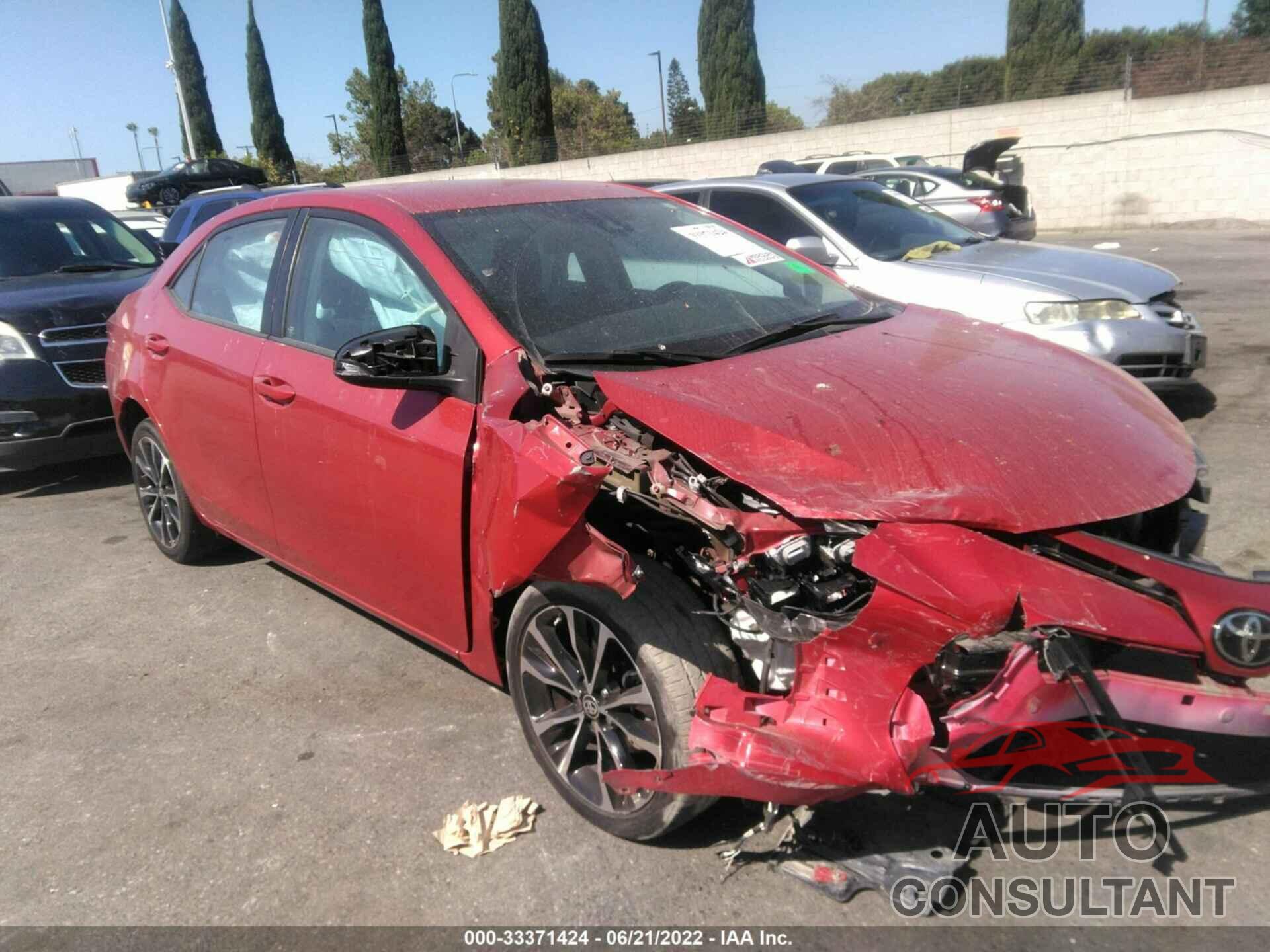 TOYOTA COROLLA 2017 - 5YFBURHE0HP707537