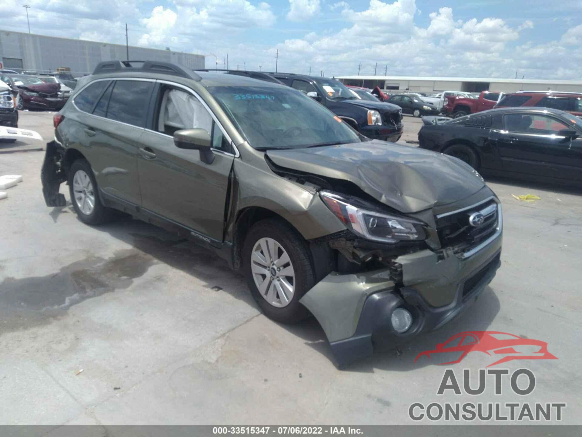 SUBARU OUTBACK 2019 - 4S4BSAFC5K3363711