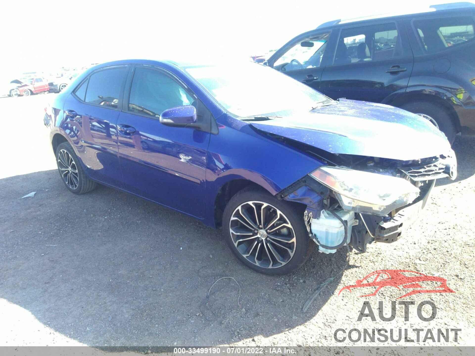 TOYOTA COROLLA 2016 - 2T1BURHE9GC695192