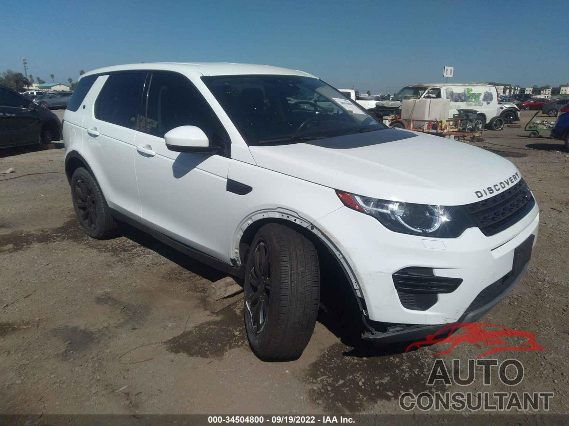 LAND ROVER DISCOVERY SPORT 2017 - SALCP2BG6HH692012