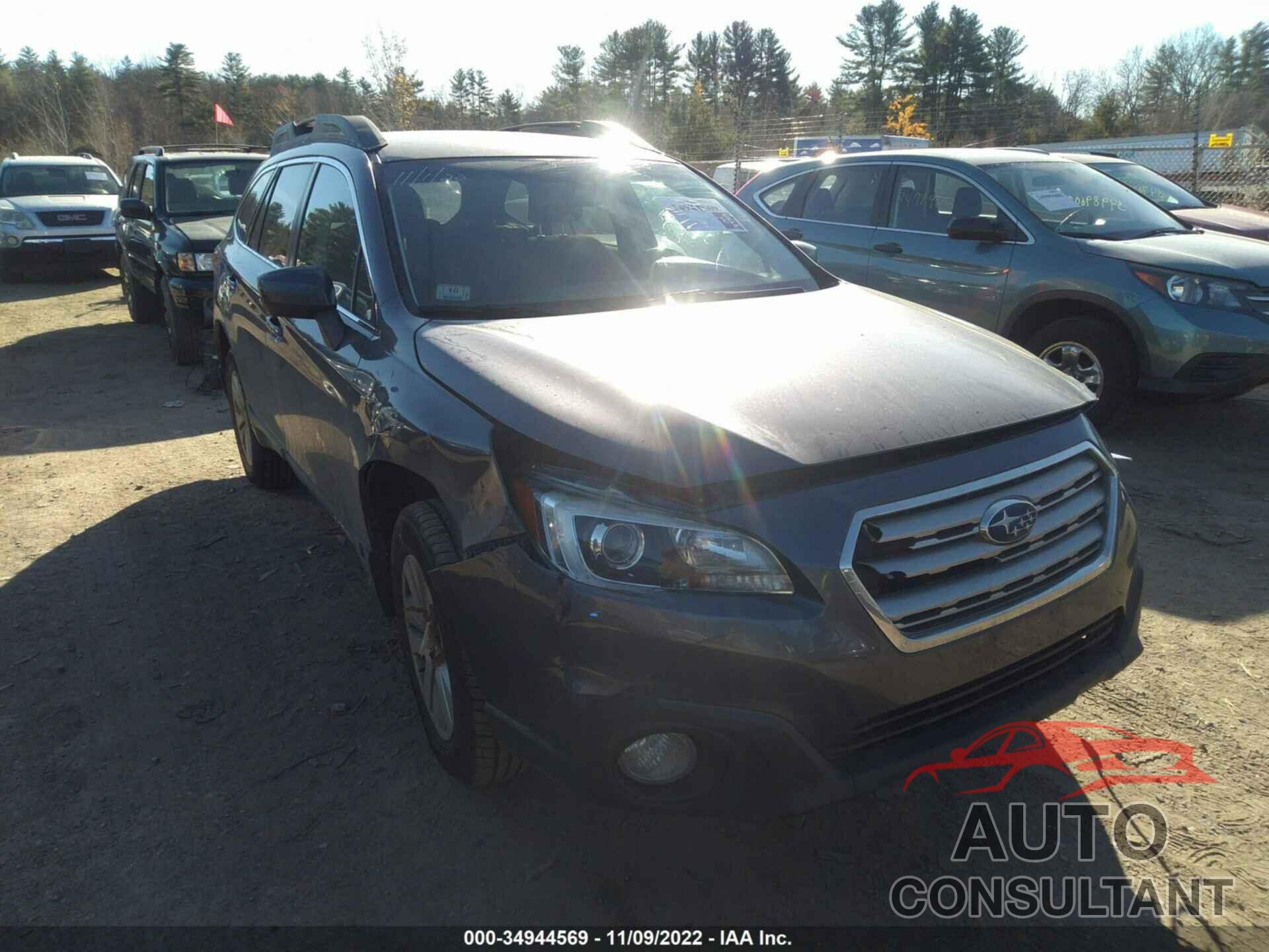SUBARU OUTBACK 2016 - 4S4BSACC4G3222575