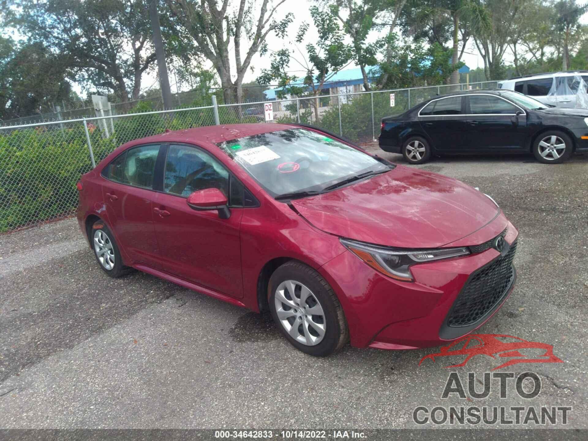TOYOTA COROLLA 2022 - JTDEPMAE5NJ218679