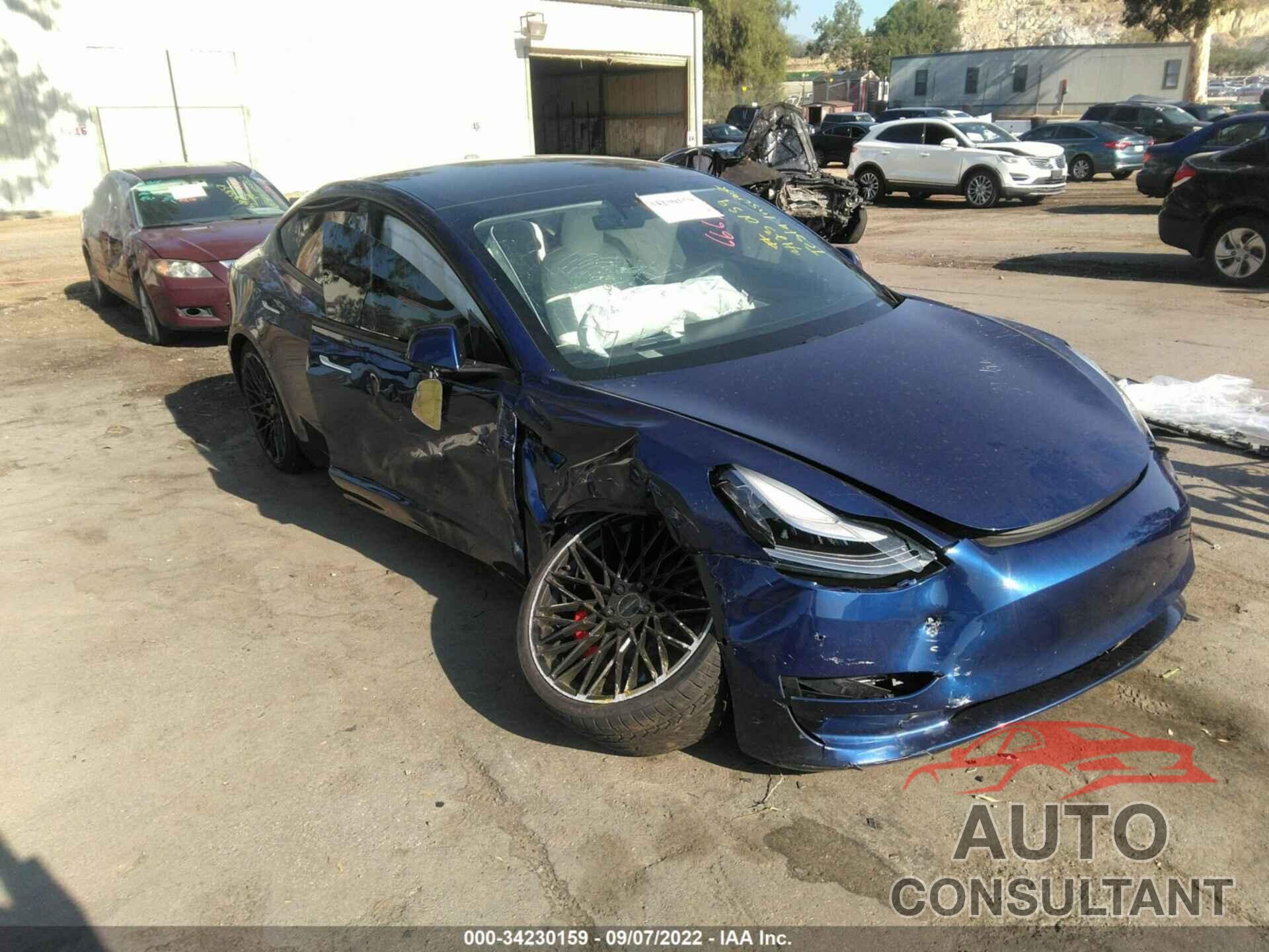 TESLA MODEL 3 2020 - 5YJ3E1EC0LF796469