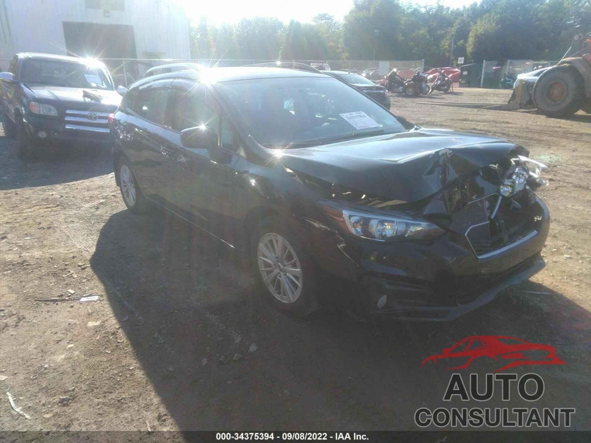 SUBARU IMPREZA 2017 - 4S3GTAB61H3737926